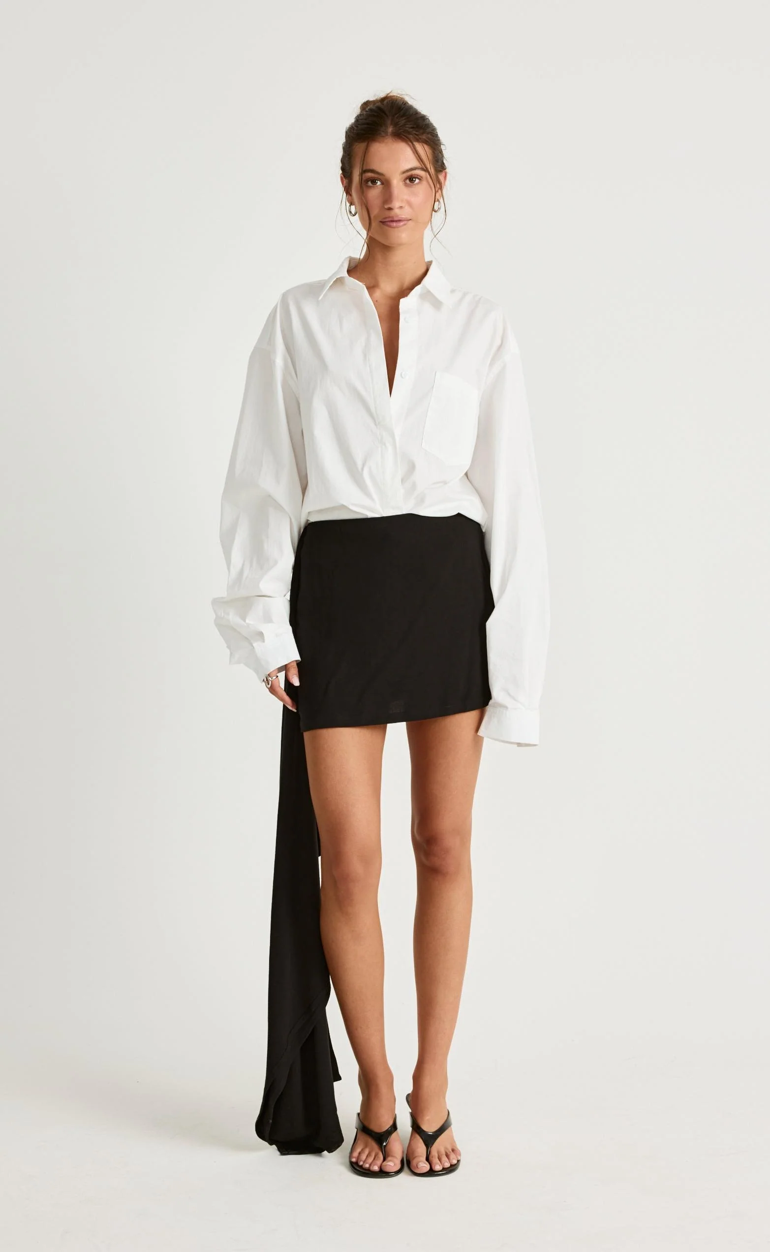 Evelyn Mini Skirt (Black) - Image 4