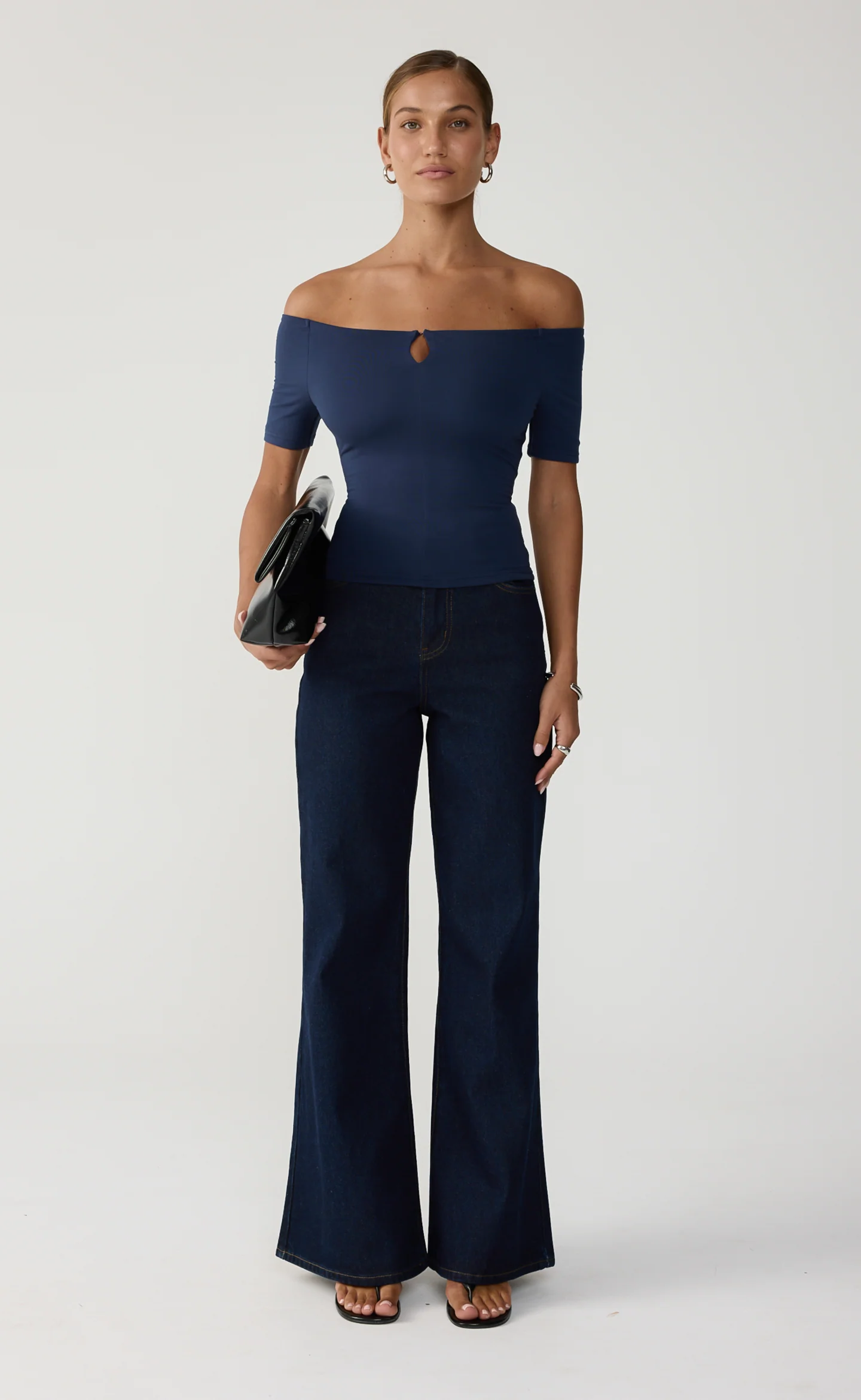 Finley Top (Navy) - Image 2