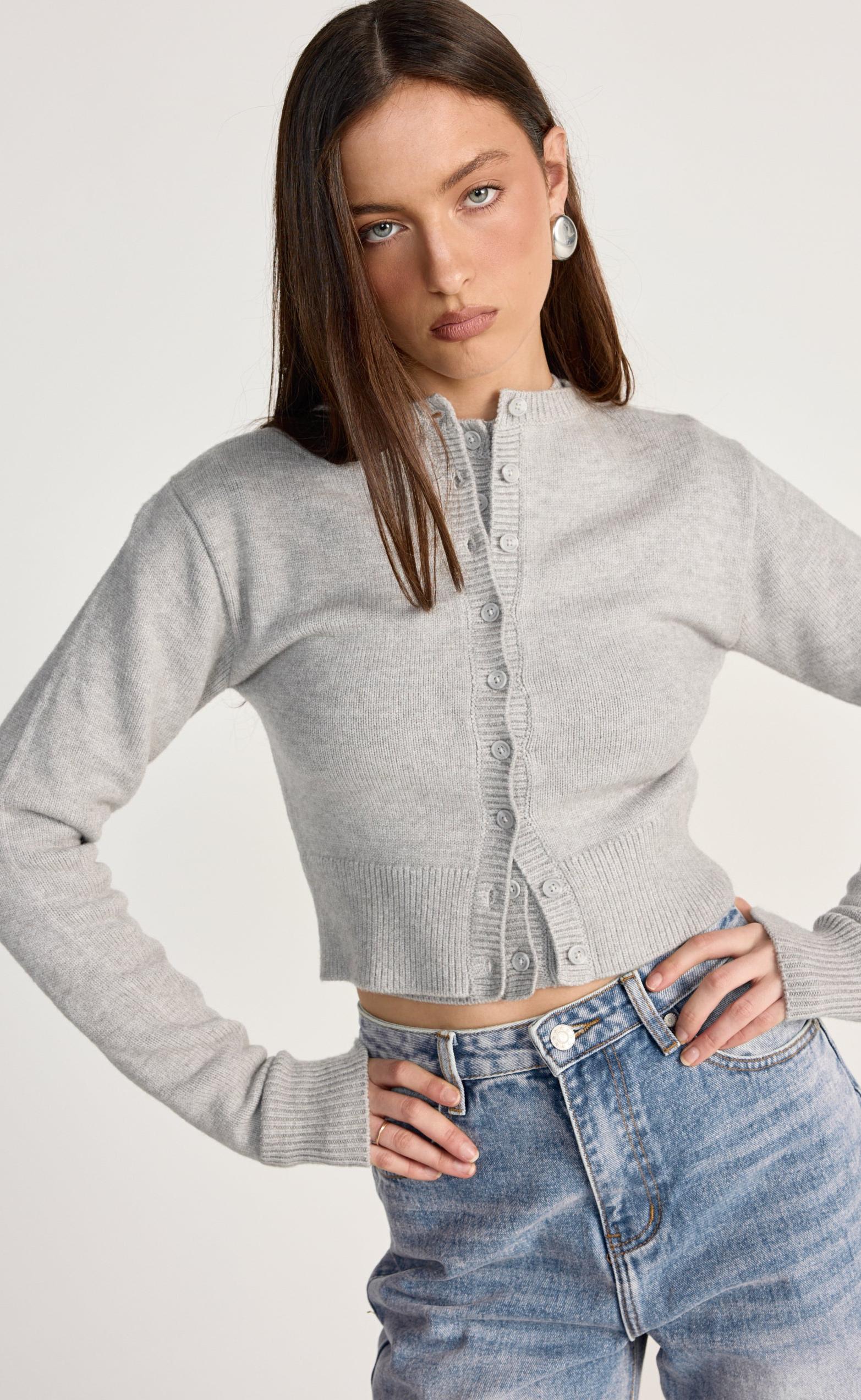 Fireside Top (Grey Marle) - Image 4