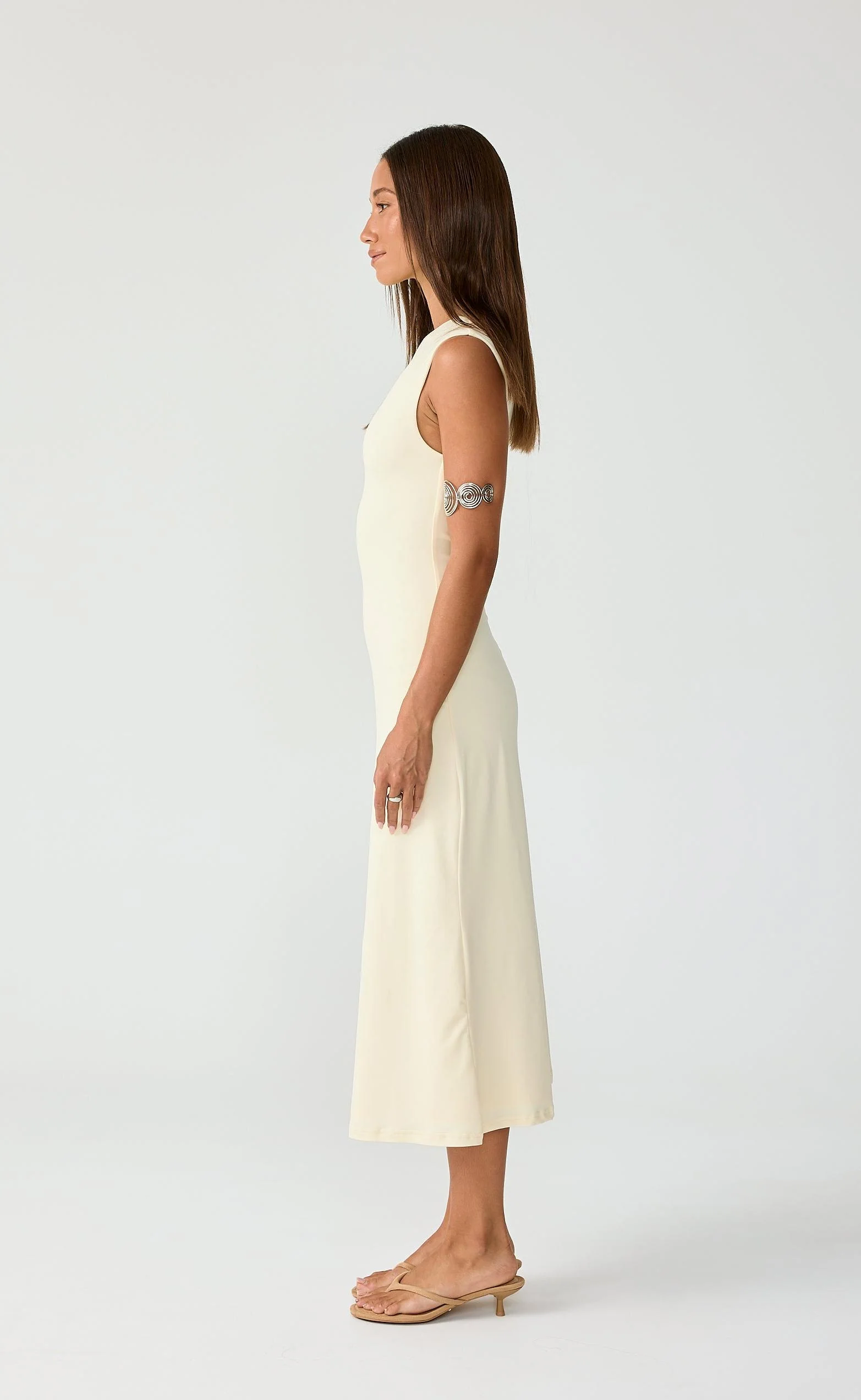Fletcher Midi Dress (Butter) - Image 4
