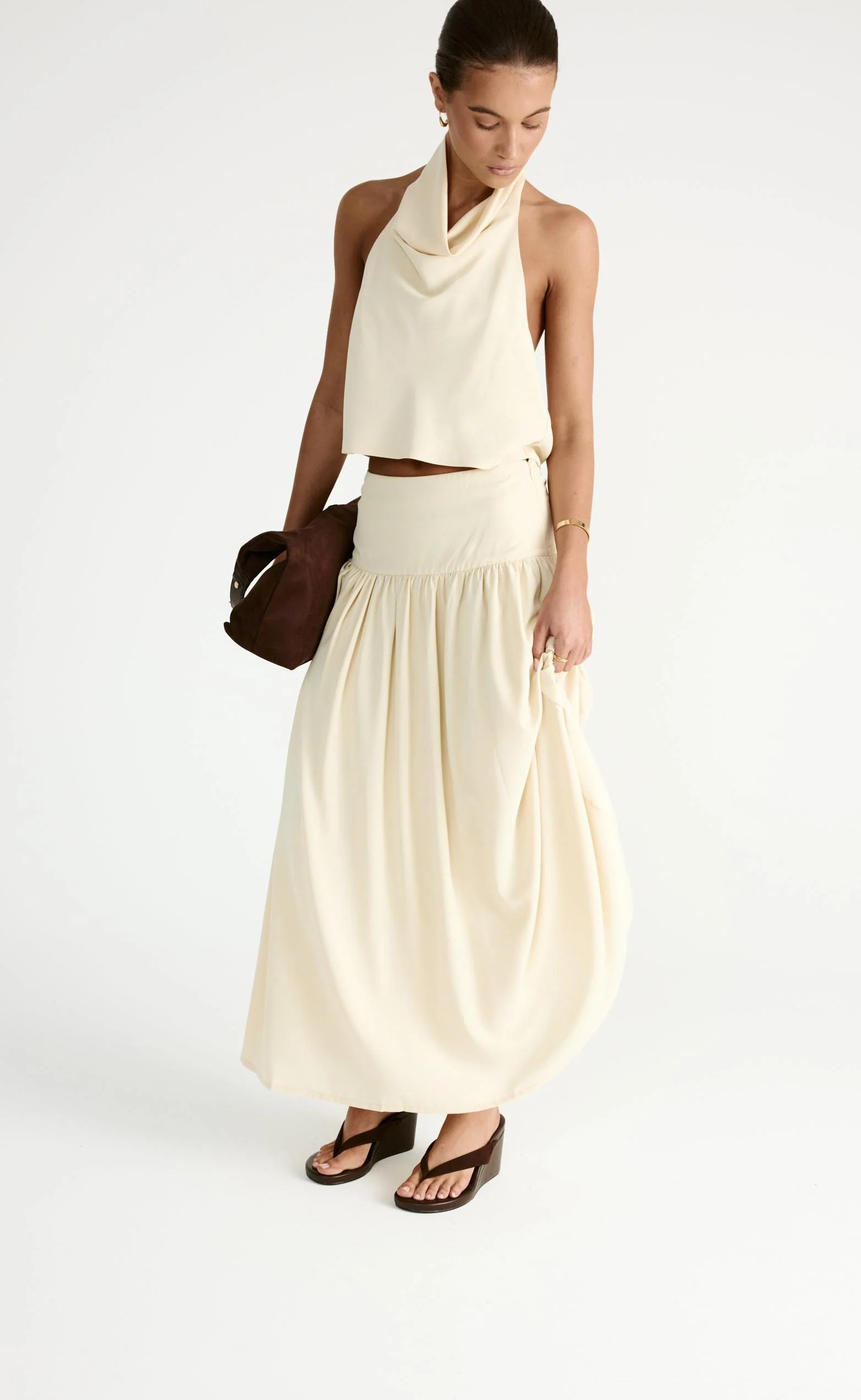 Flynn Maxi Skirt (Butter) - Image 3