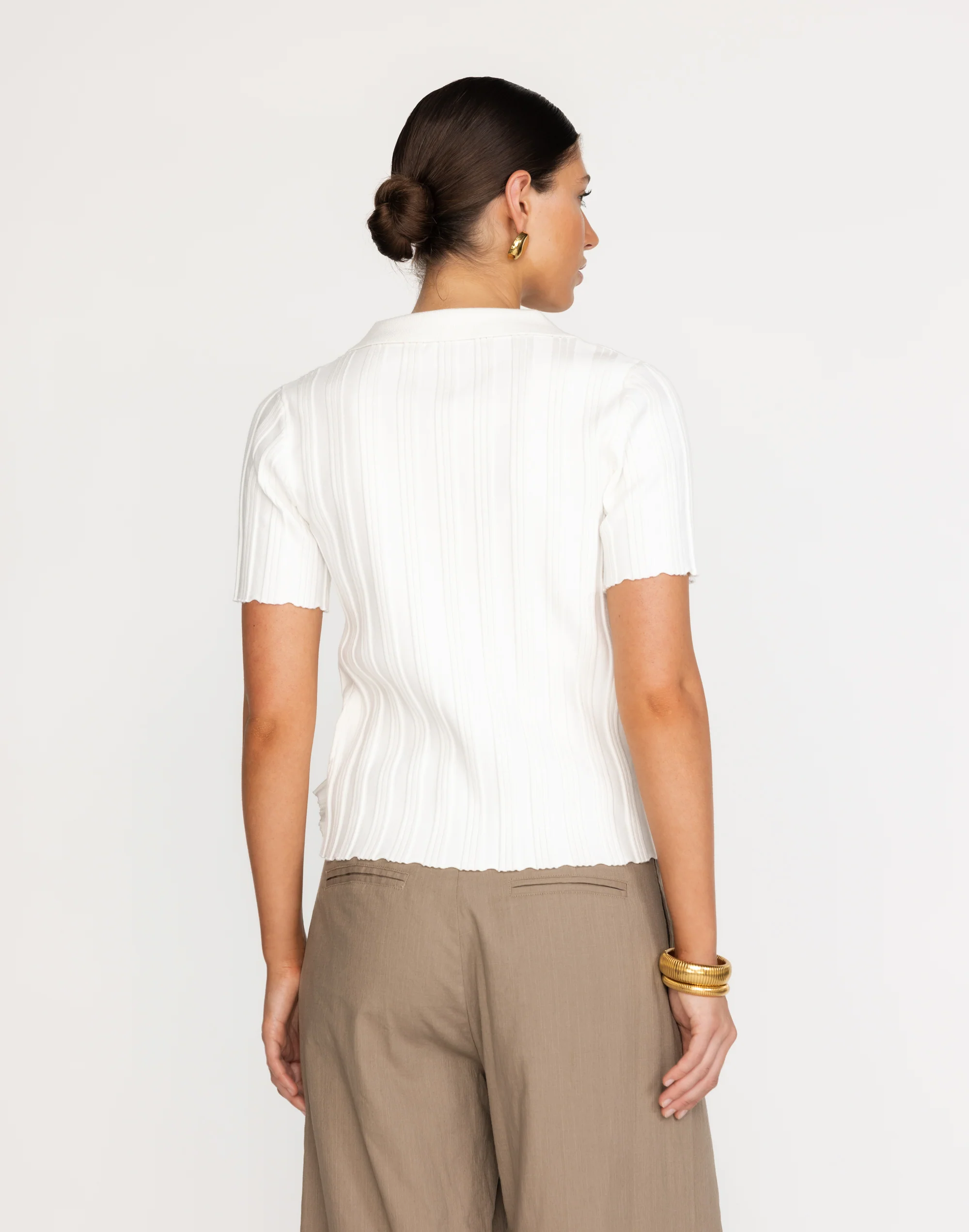 Fran Knit Top (Cream) - Image 6
