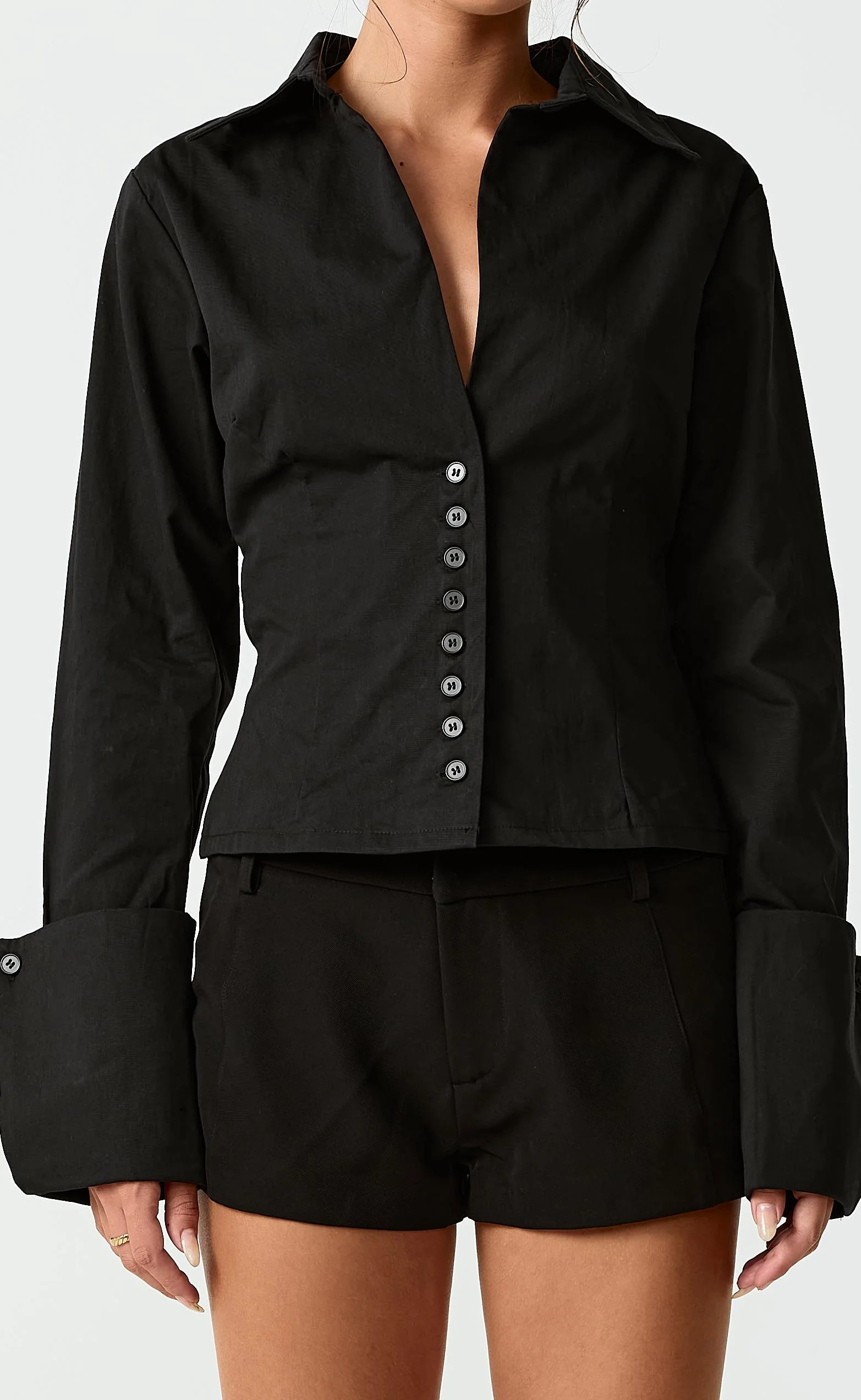 Frances Shirt (Black) - Image 2
