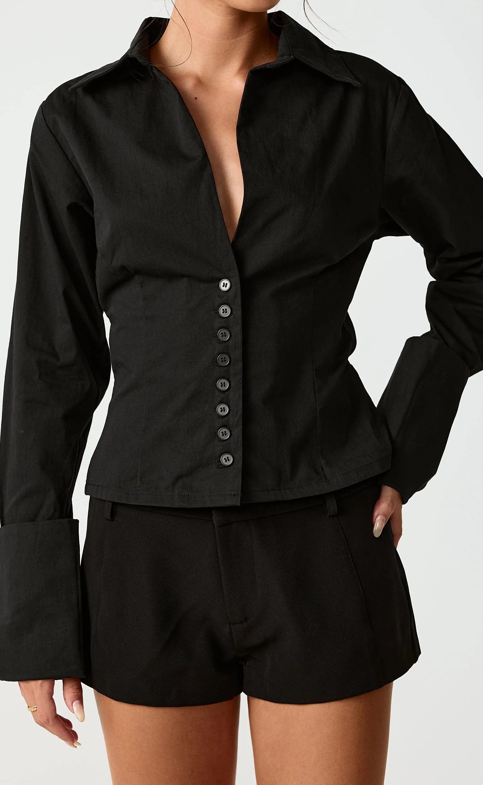 Frances Shirt (Black) - Image 7