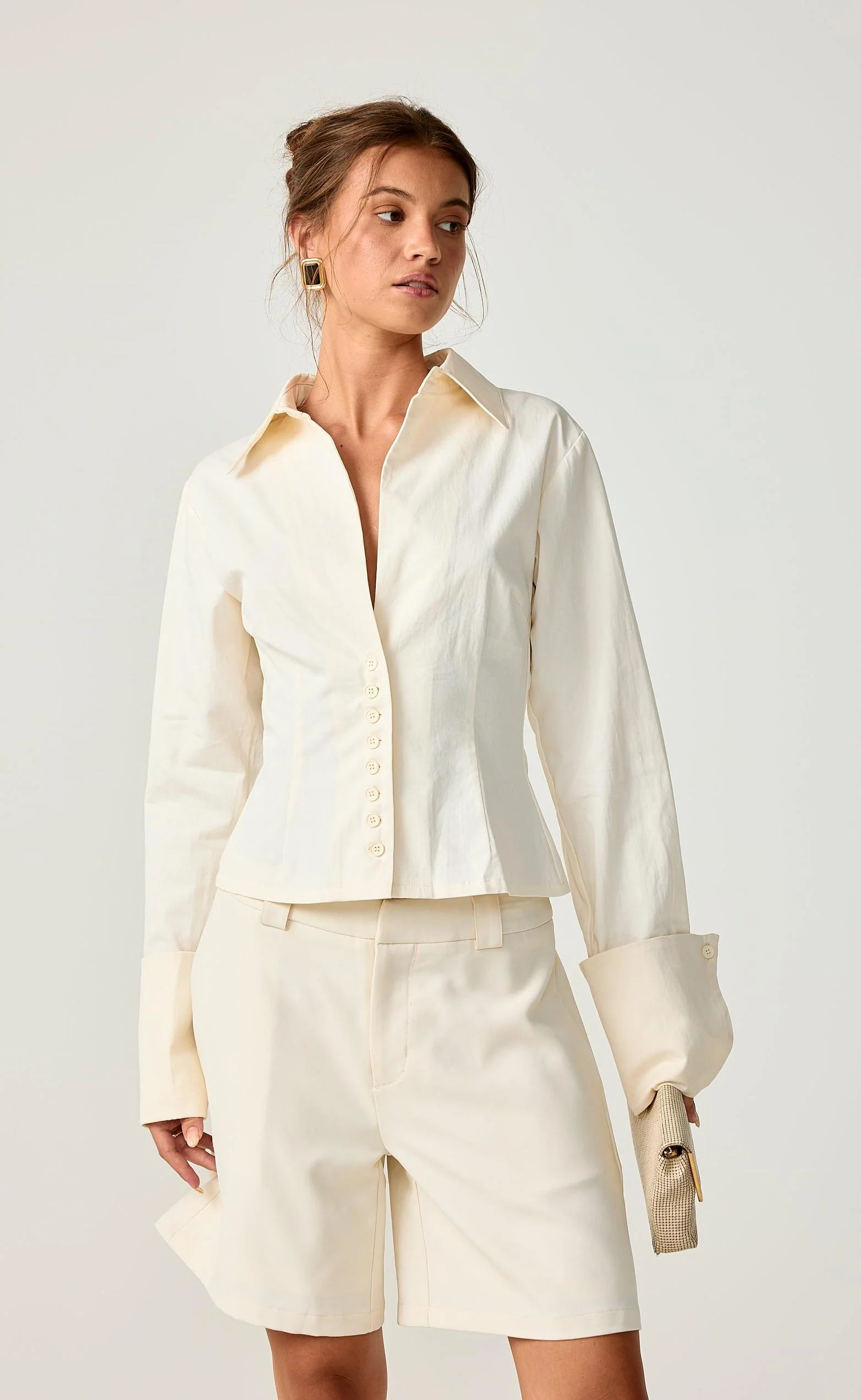Frances Shirt (Cream) - Image 5