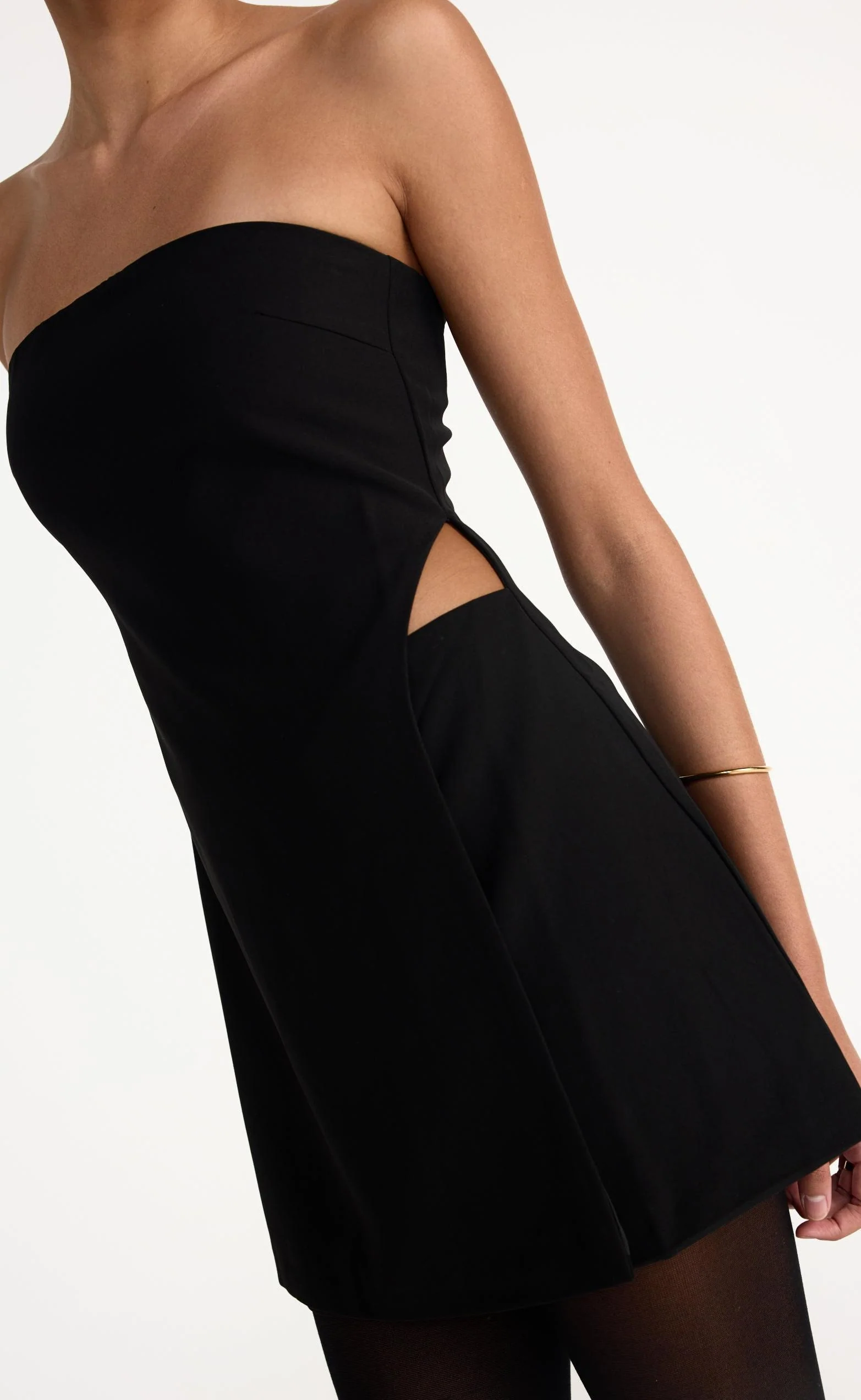 Gabby Mini Dress (Black) - Image 9