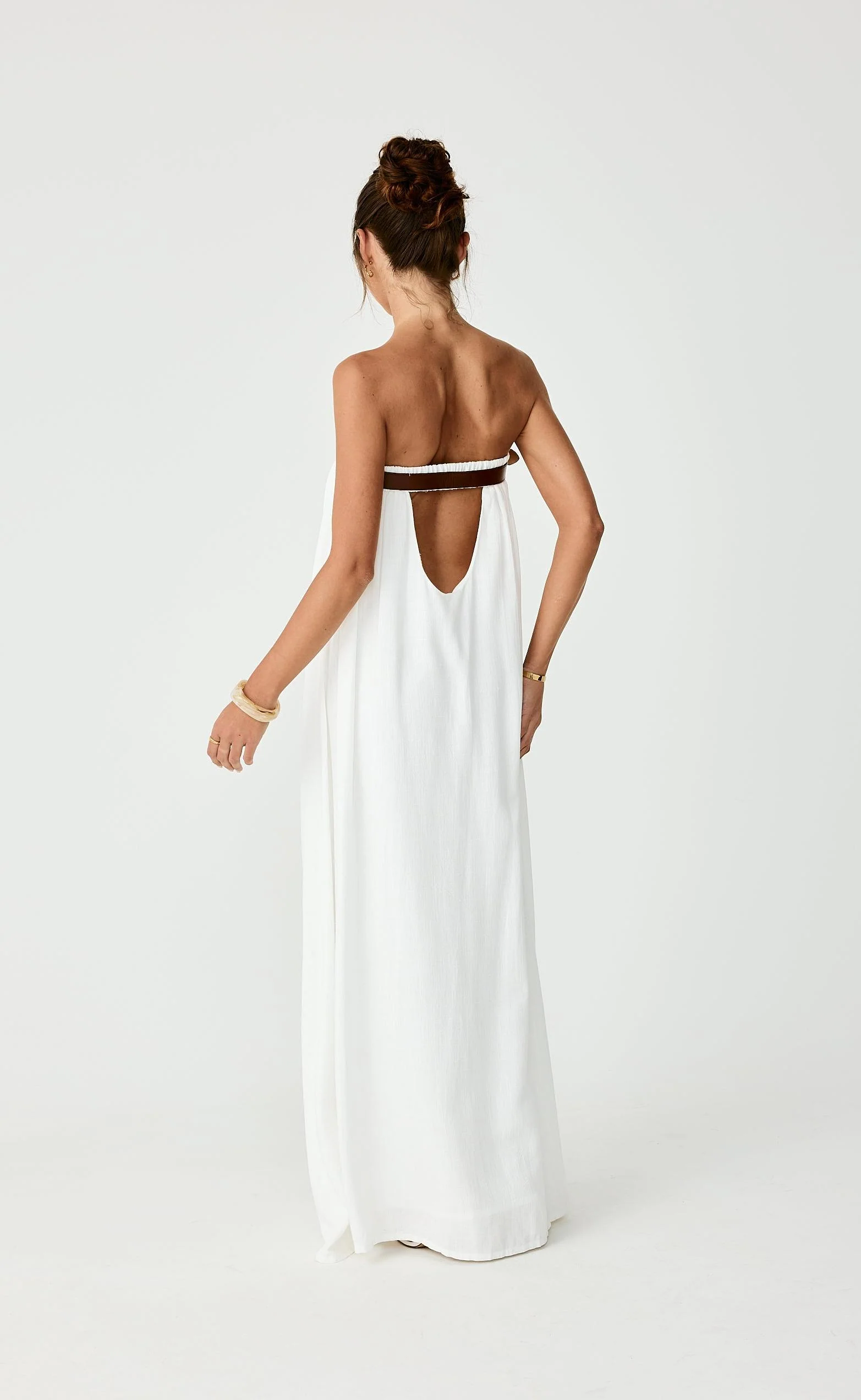 Garden Party Maxi Dress (Off White) - Image 7