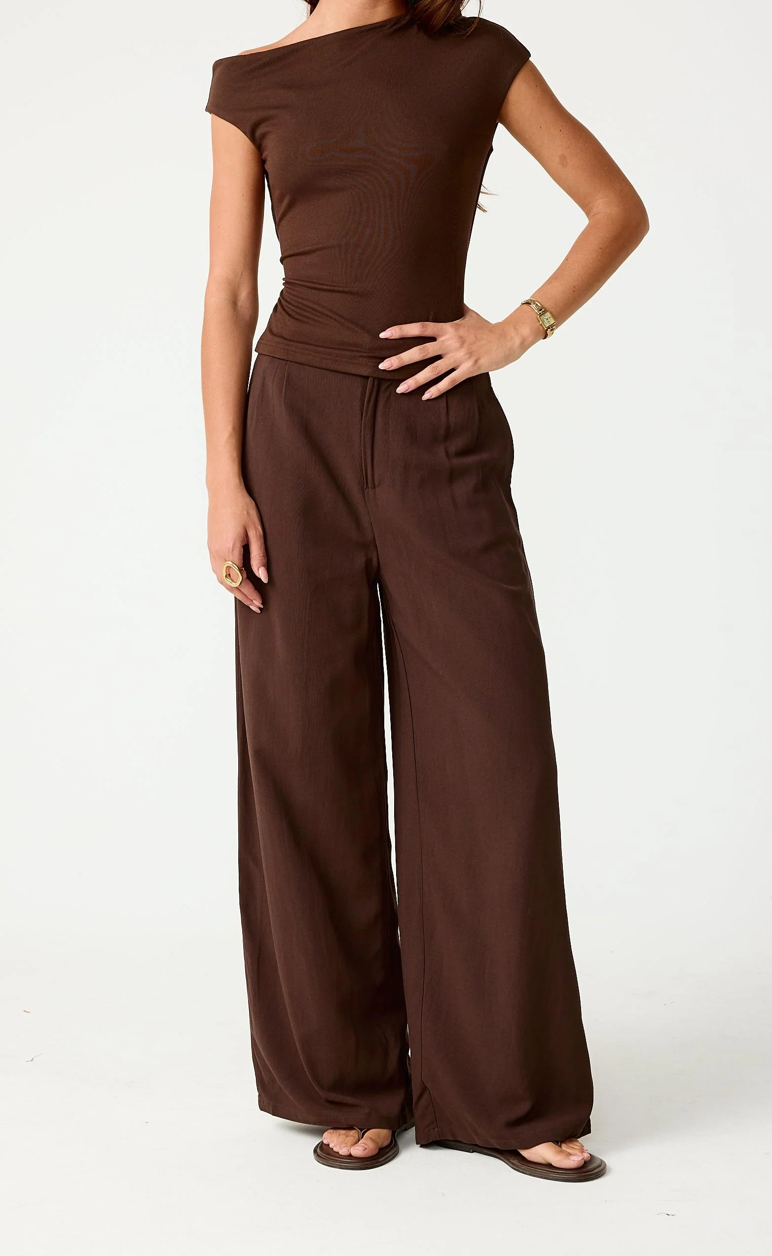 Getaway Pants - Petite (Chocolate) - Image 4