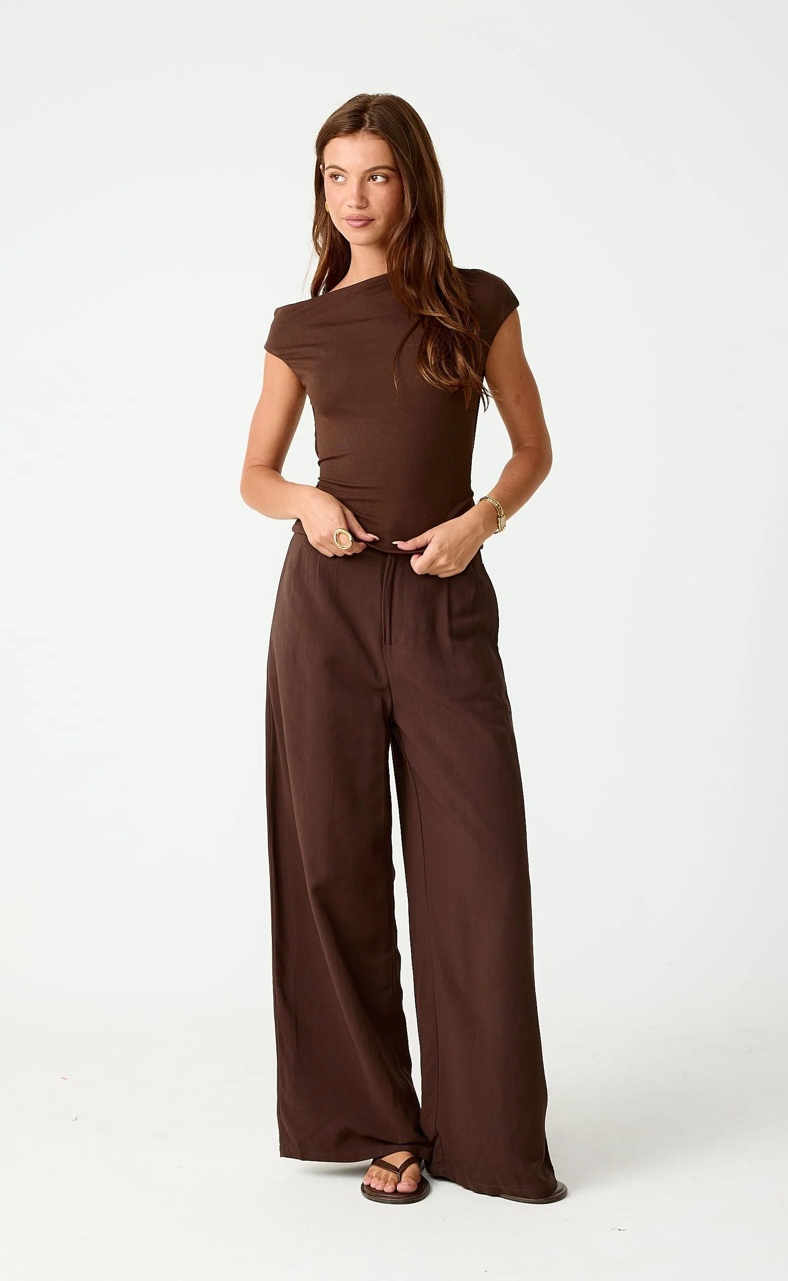 Getaway Pants - Petite (Chocolate) - Image 5