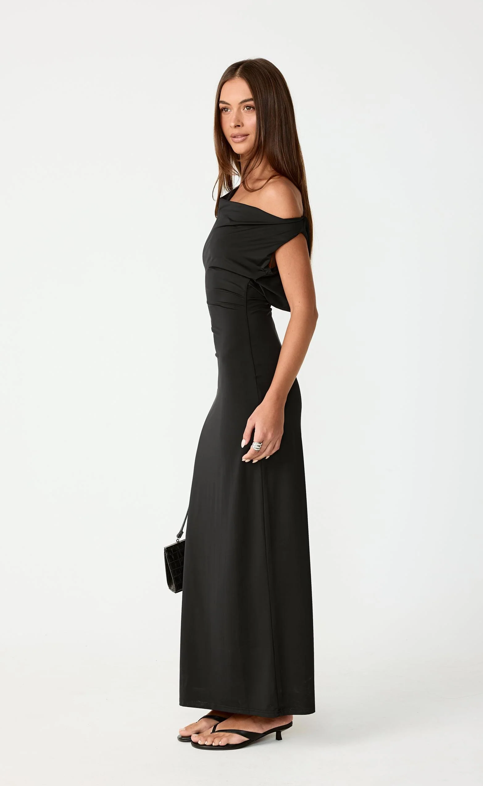 Granger Maxi Dress (Black) - Image 3