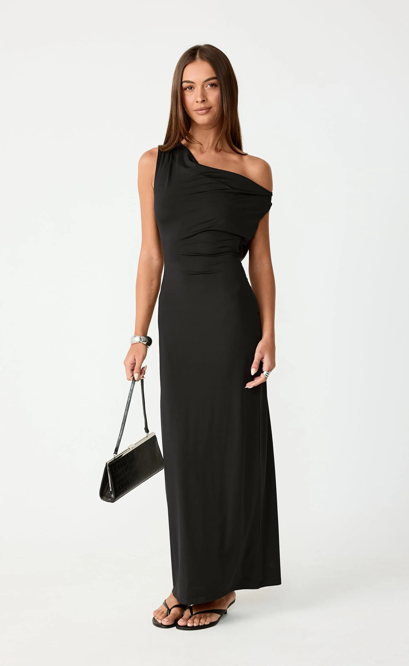 Granger Maxi Dress (Black) - Image 6