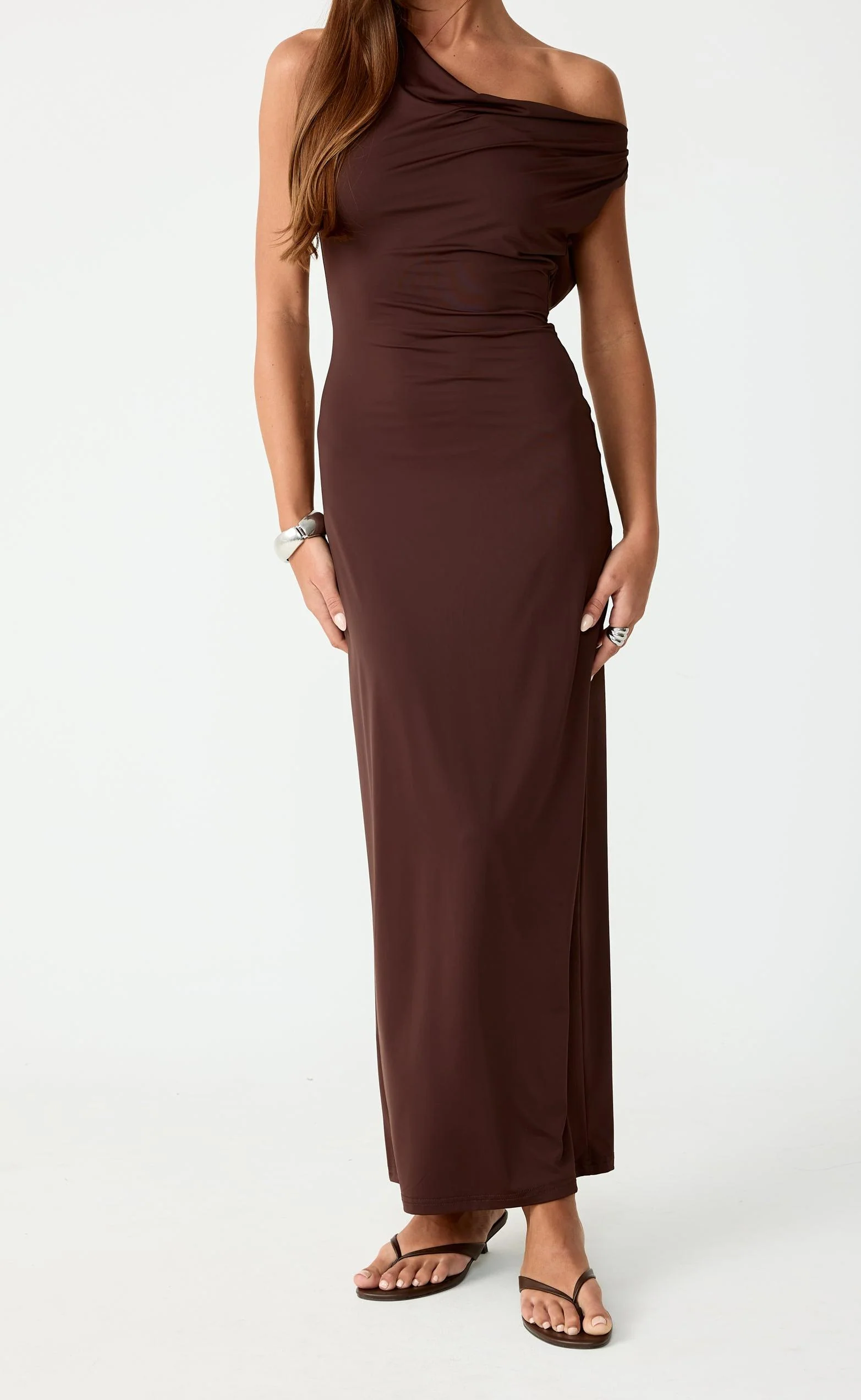 Granger Maxi Dress (Chocolate) - Image 8
