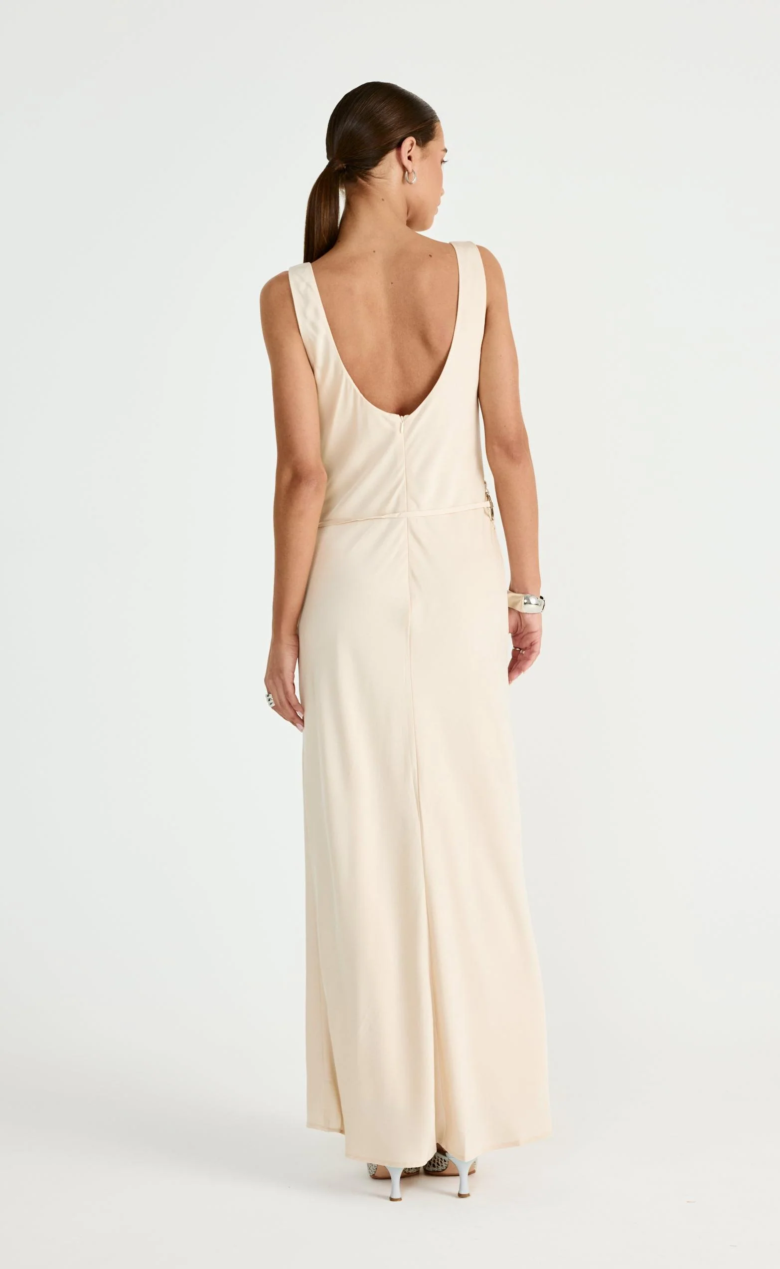 Greer Maxi Dress (Oat) - Image 2