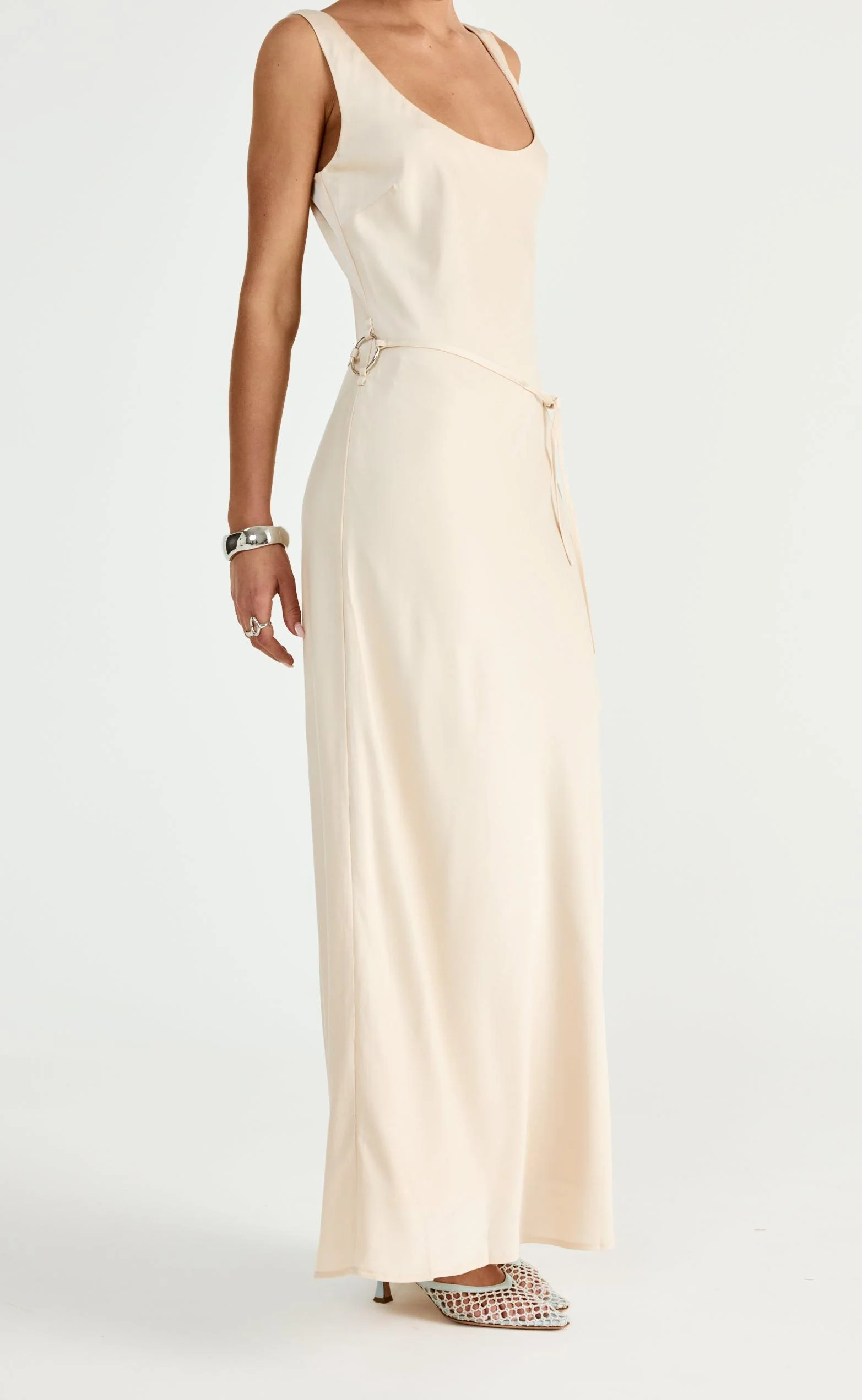 Greer Maxi Dress (Oat) - Image 5