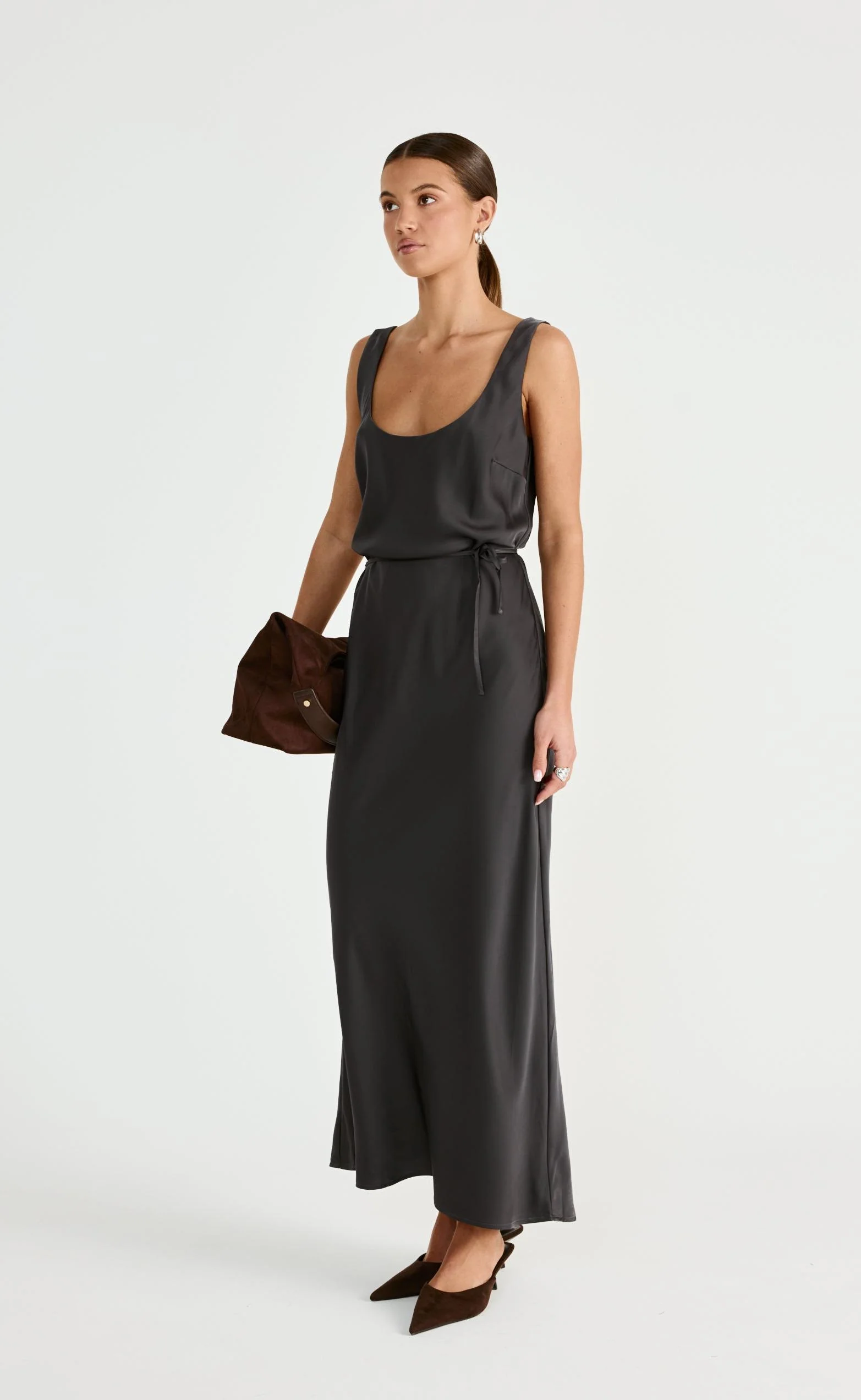 Greer Maxi Dress (Slate) - Image 3