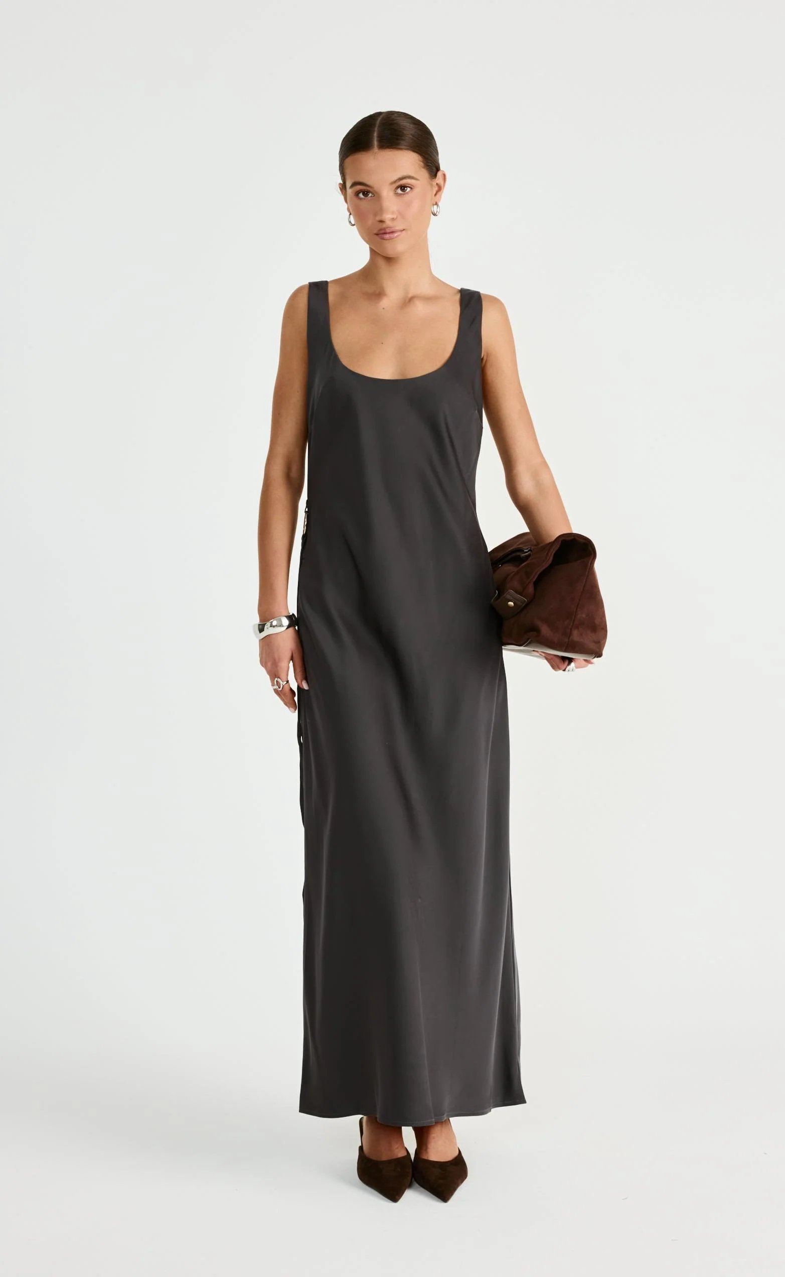 Greer Maxi Dress (Slate) - Image 5