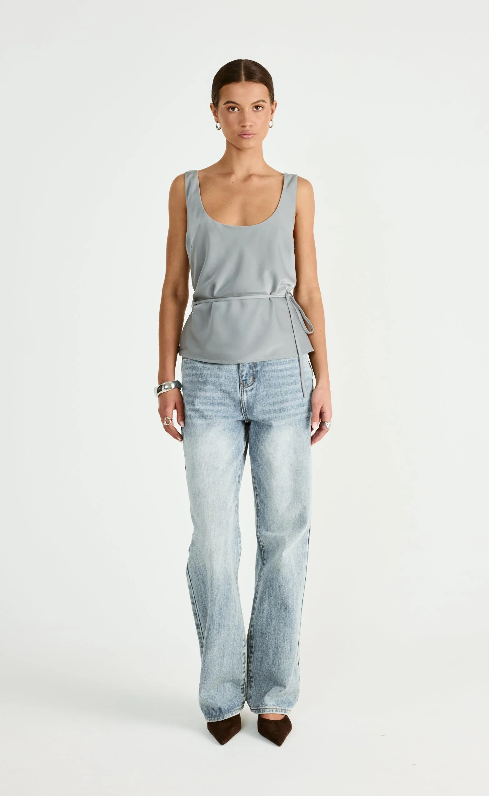 Greer Top (Smokey Blue) - Image 3
