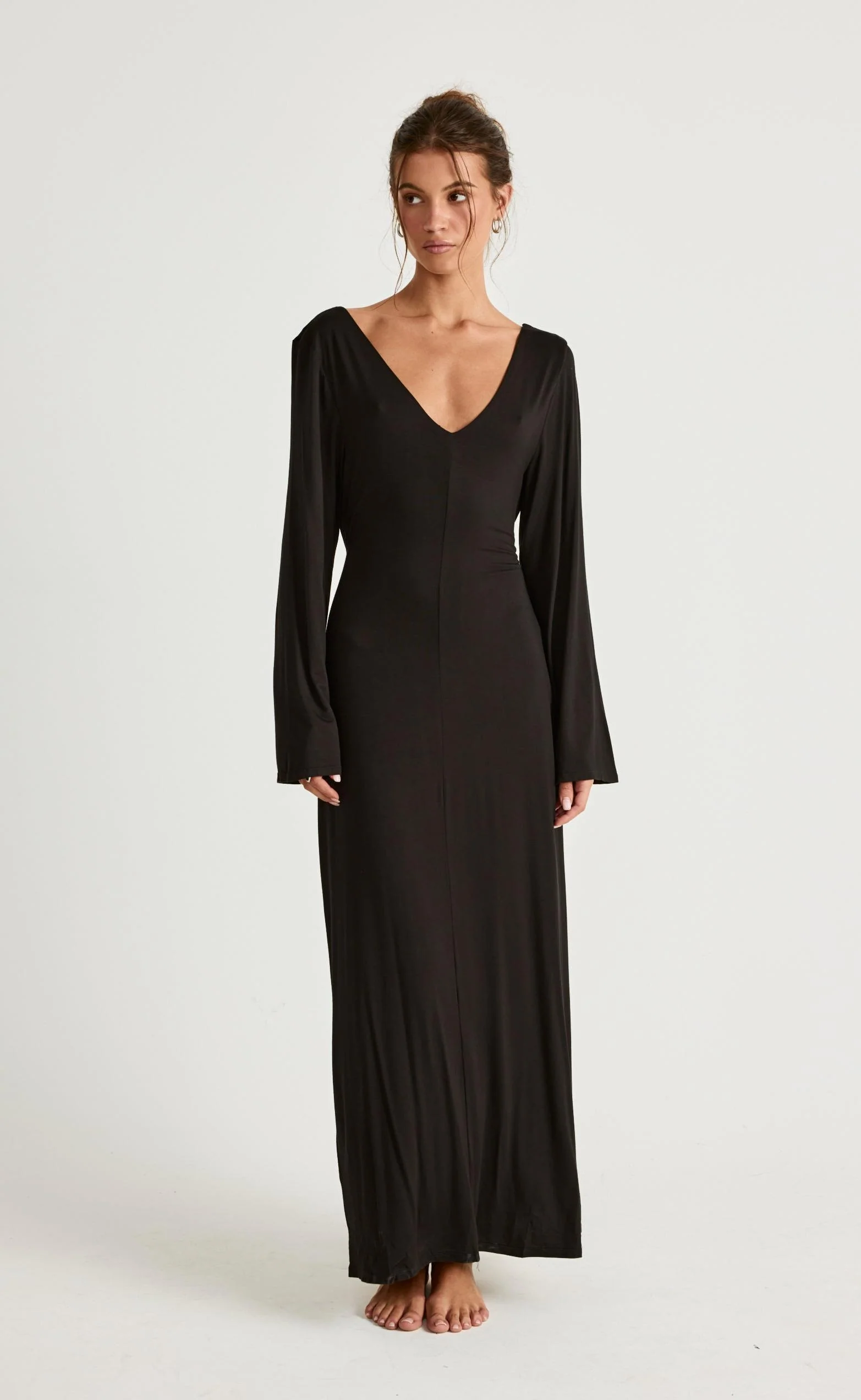 Harlow Maxi Dress (Black) - Image 3