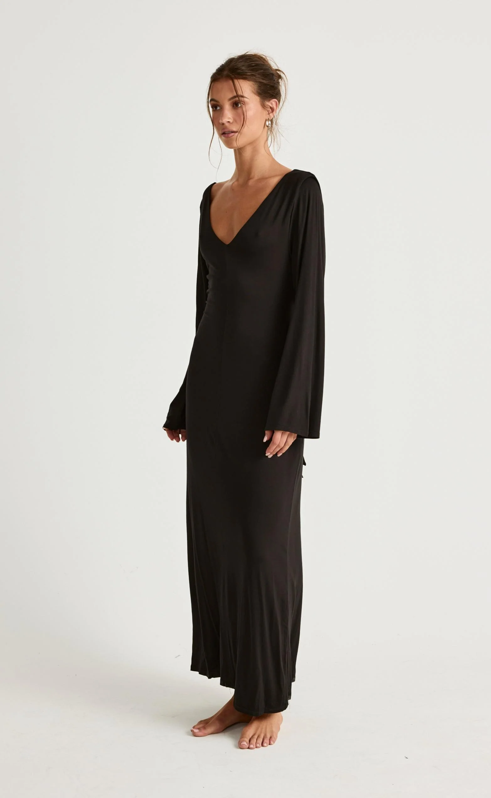 Harlow Maxi Dress (Black) - Image 4