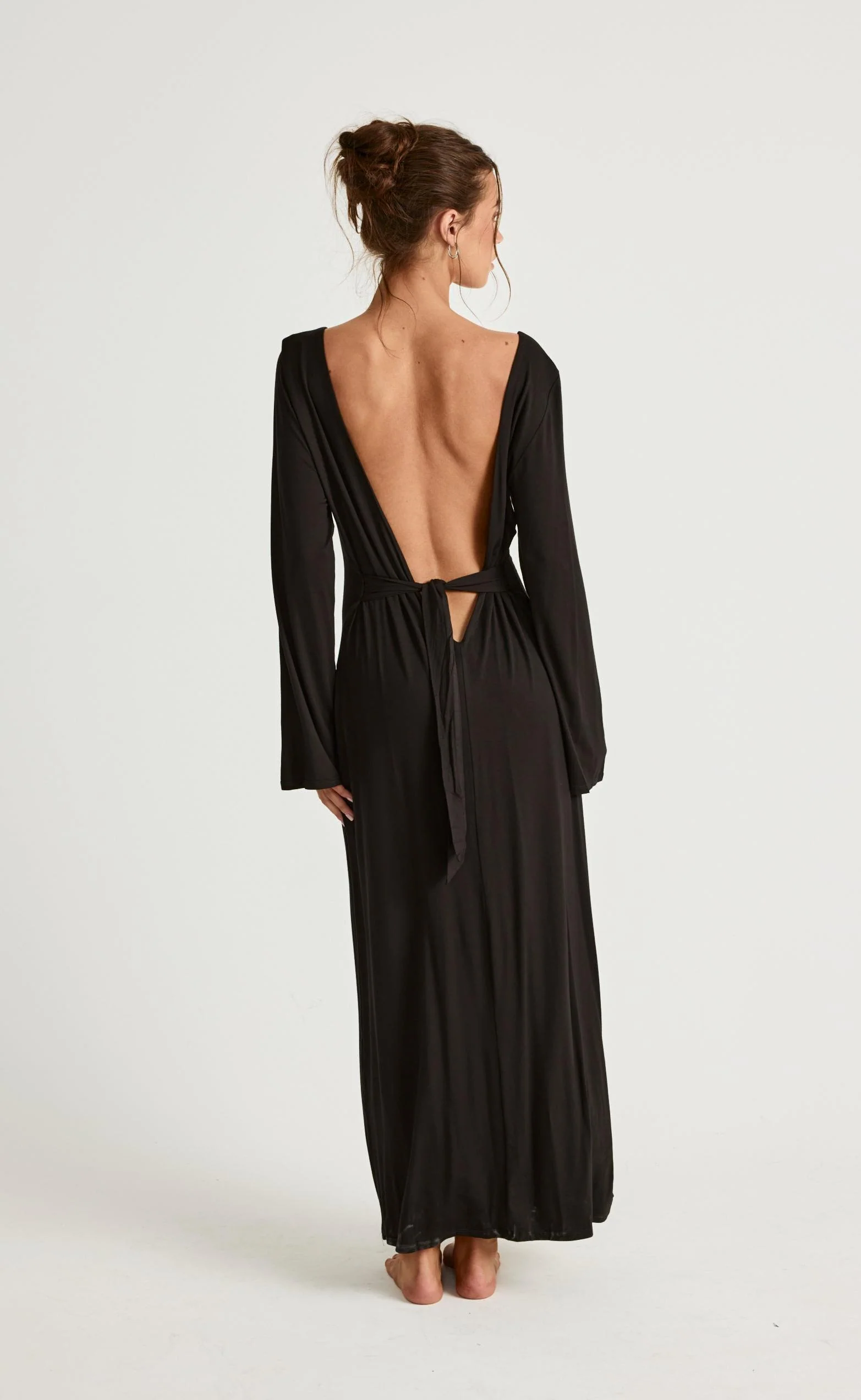 Harlow Maxi Dress (Black) - Image 5