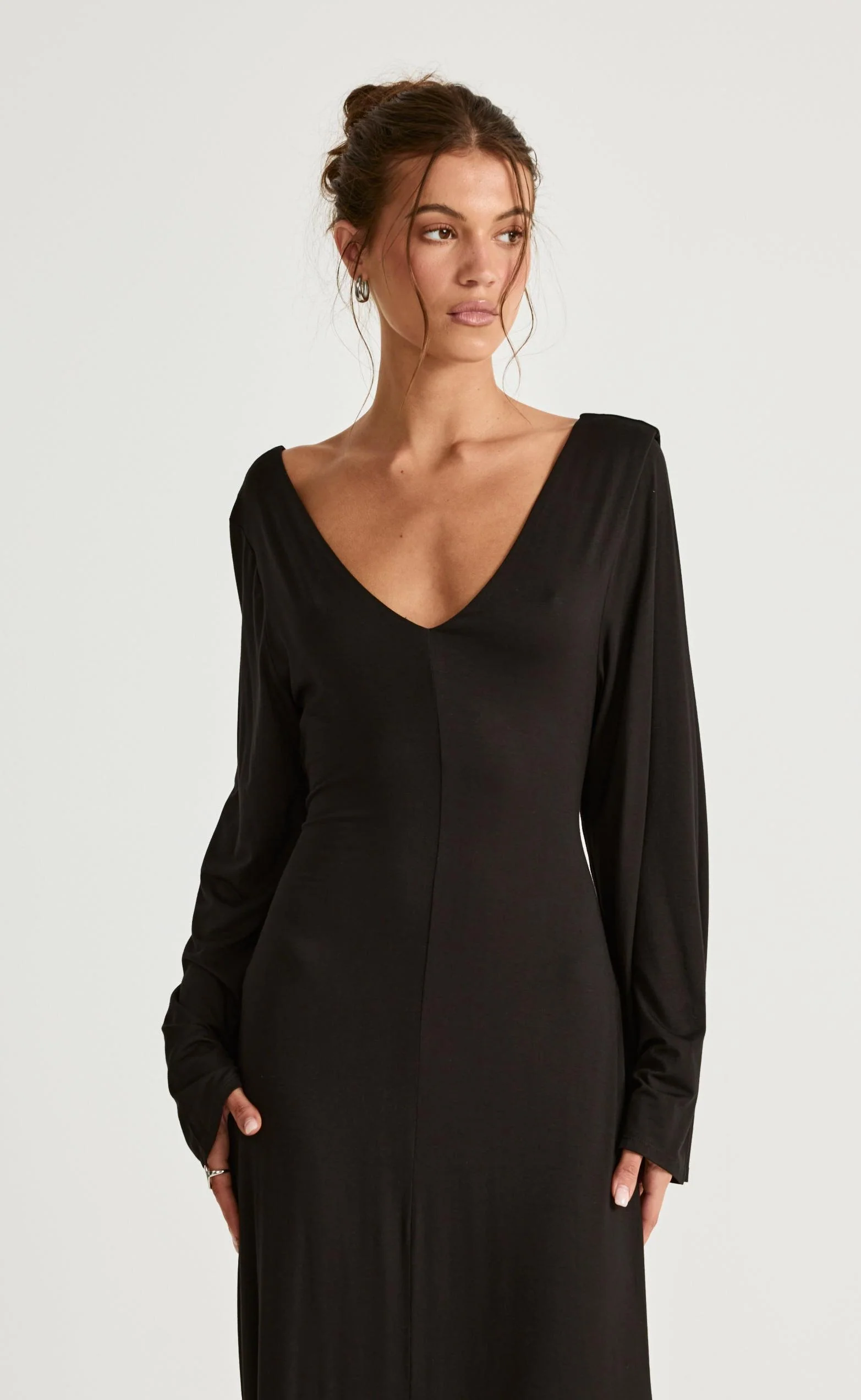 Harlow Maxi Dress (Black) - Image 6