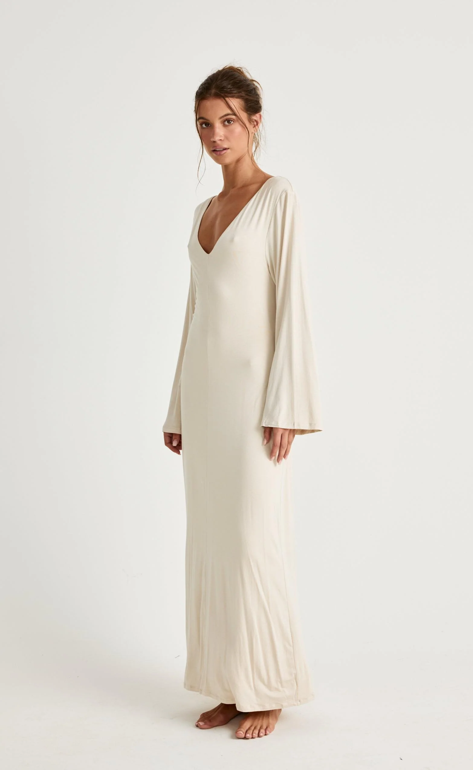 Harlow Maxi Dress (Iced Coffee) - Image 3