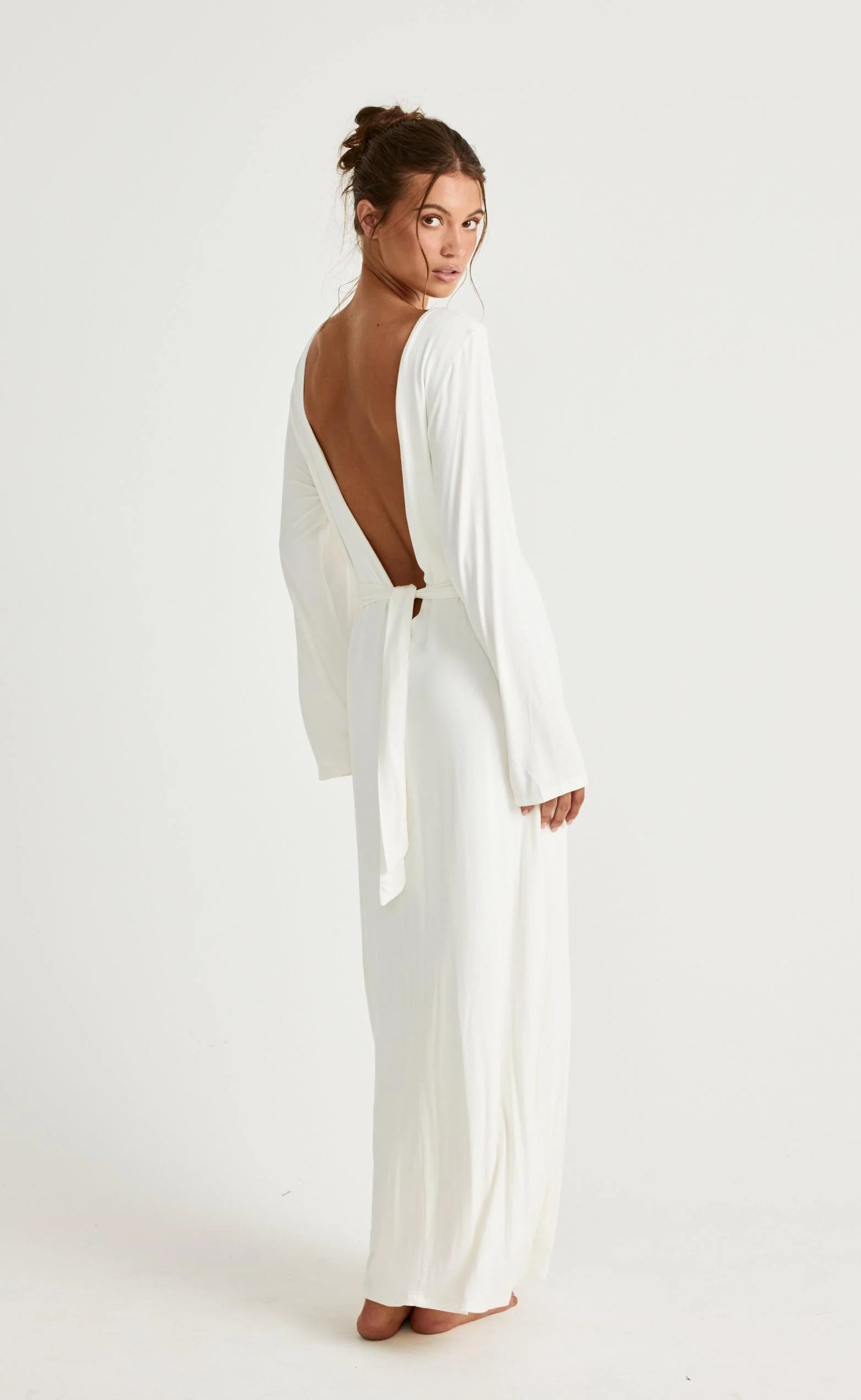 Harlow Maxi Dress (Off White) - Image 5