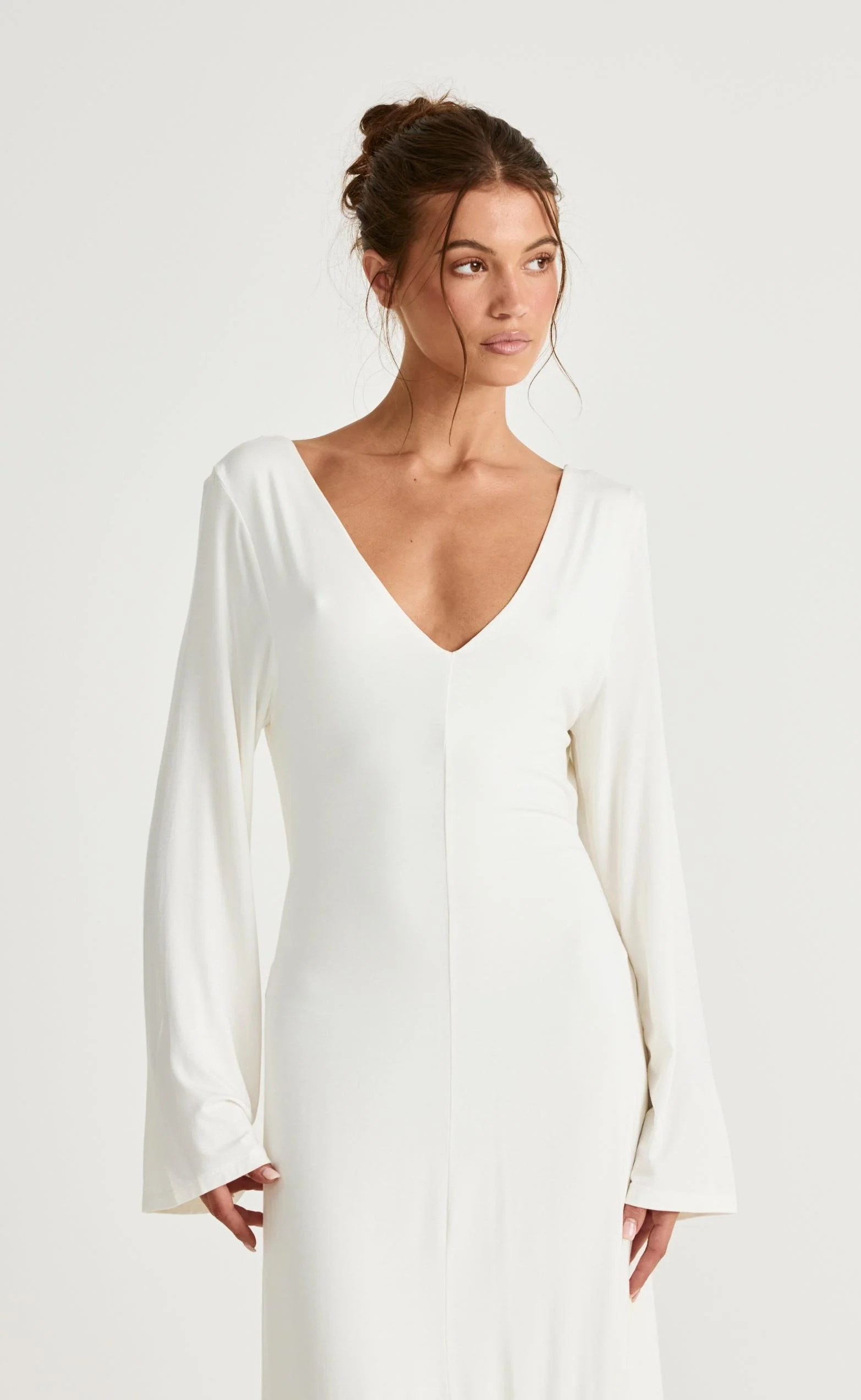 Harlow Maxi Dress (Off White) - Image 6