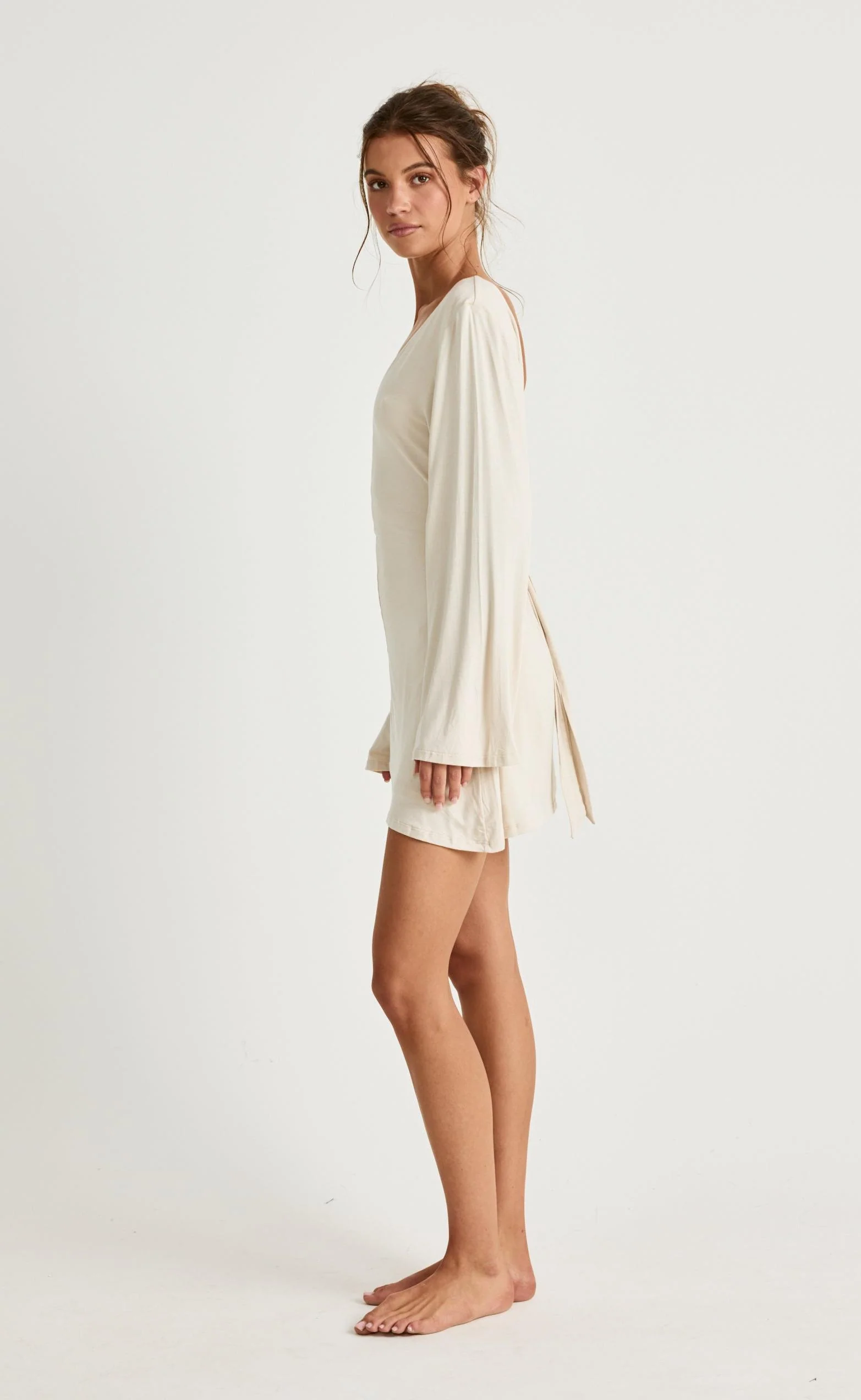 Harlow Mini Dress (Iced Coffee) - Image 4