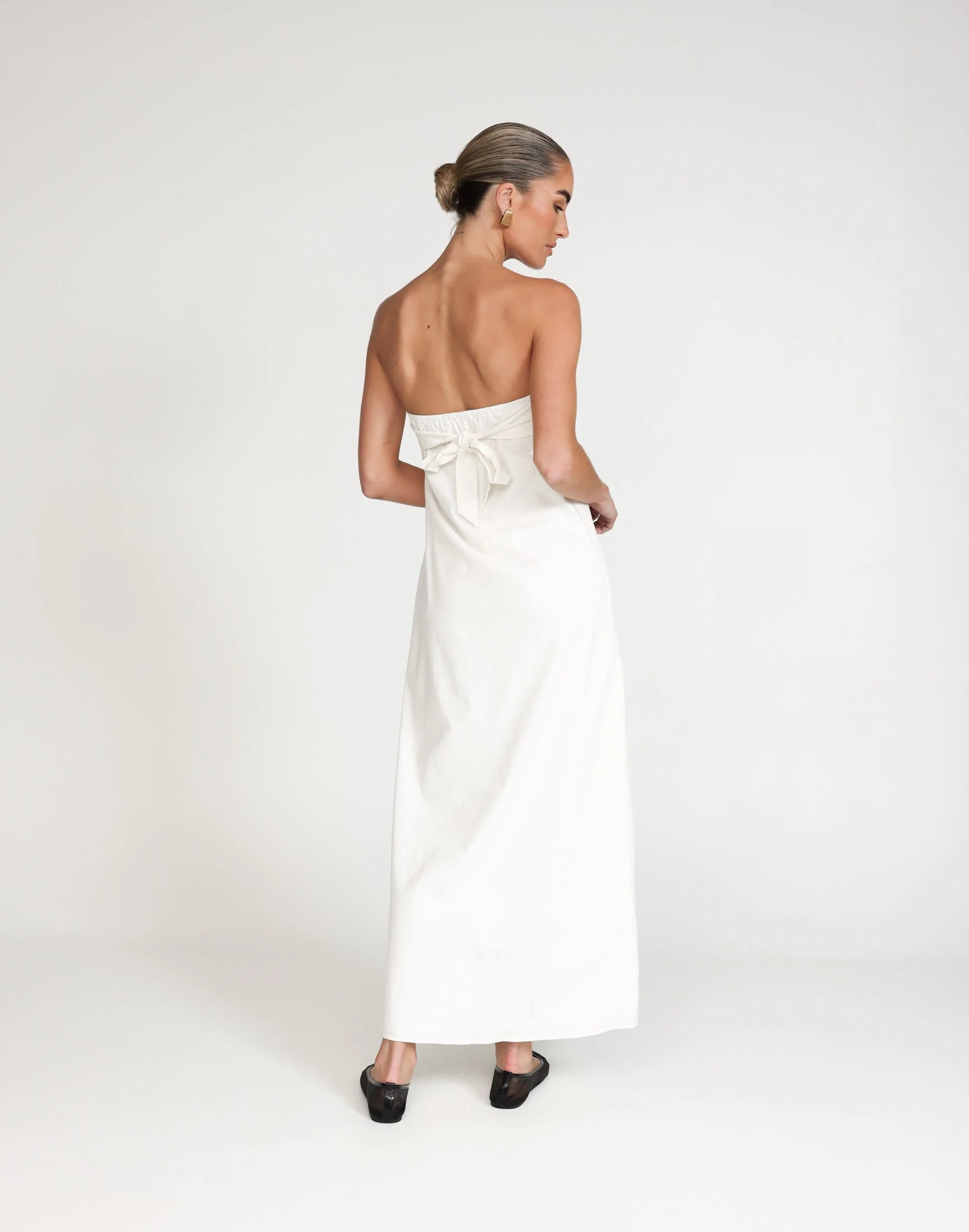 Hati Maxi Dress (White) - Image 6