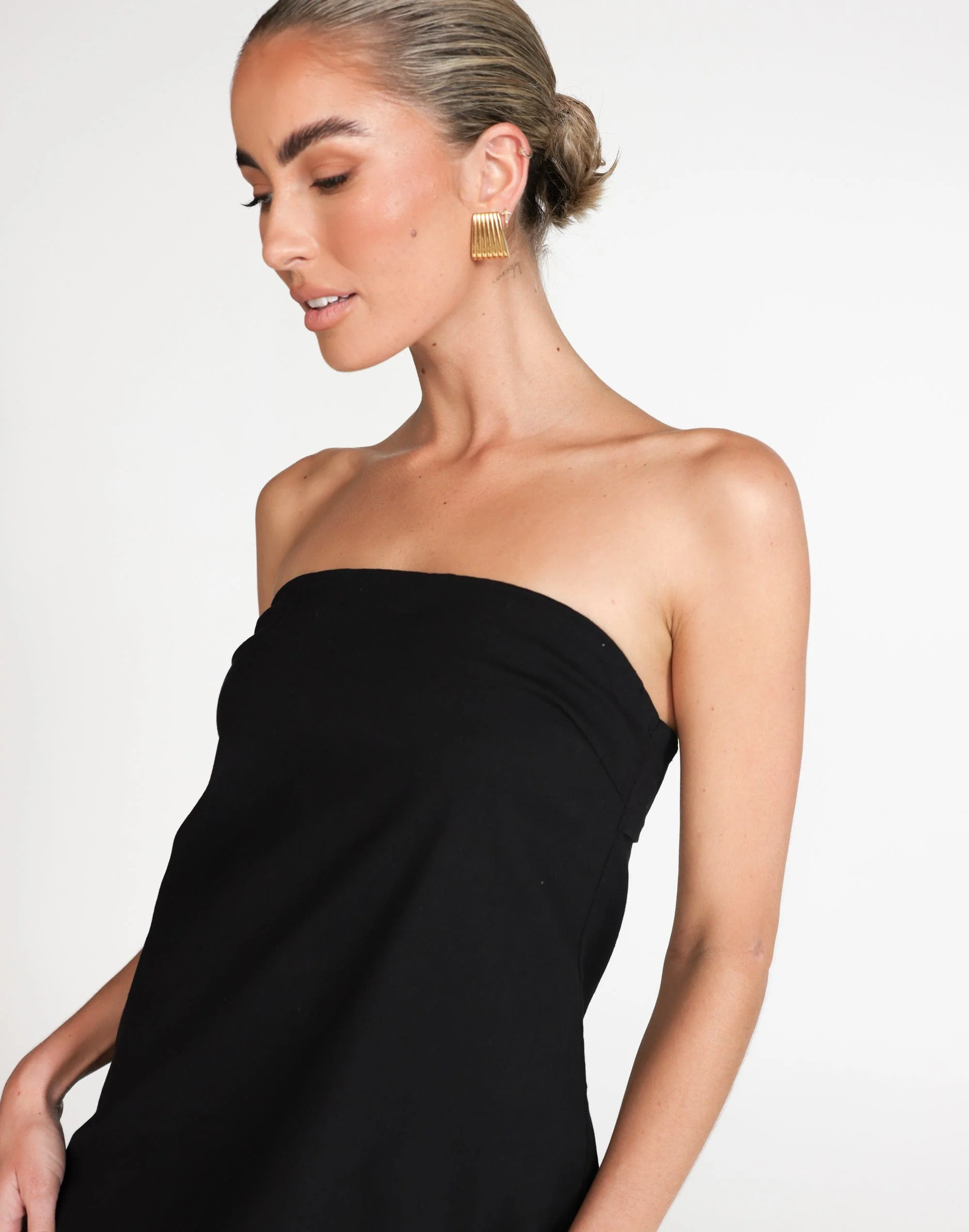 Hati Mini Dress (Black) - Image 7