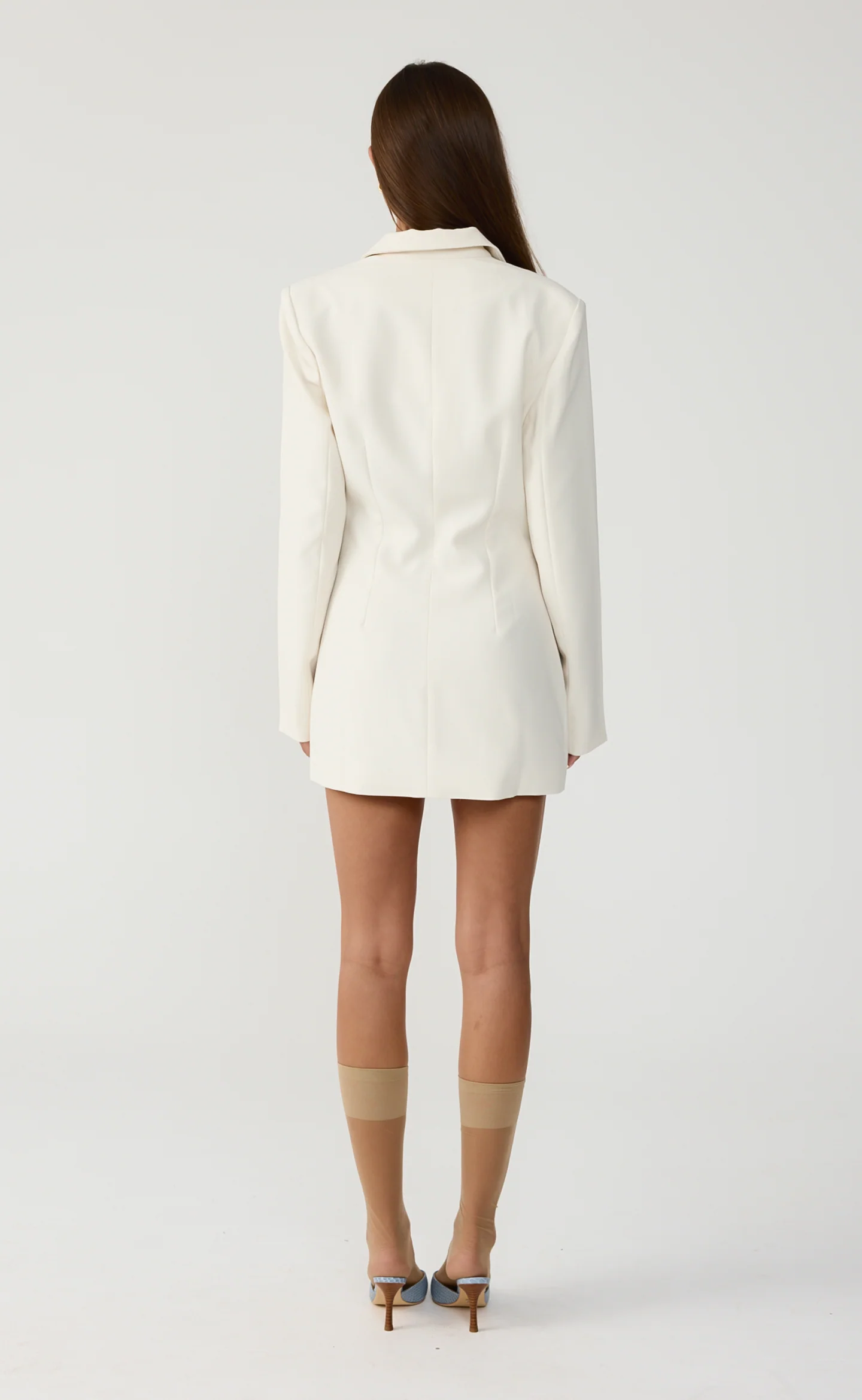 Highlights Mini Dress (Oat) - Image 3