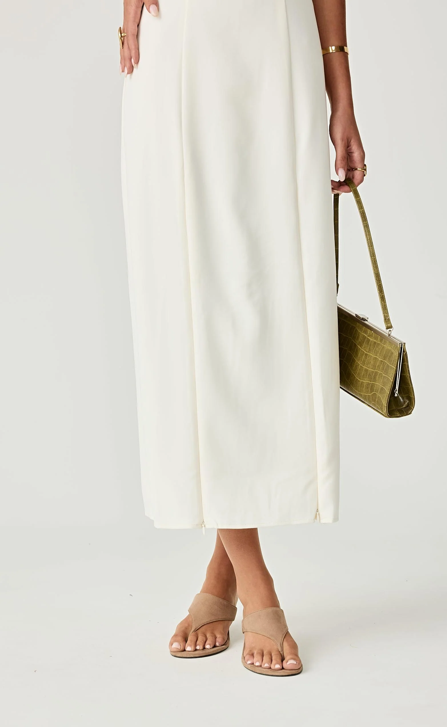 Hudson Midi Dress (Cream) - Image 2