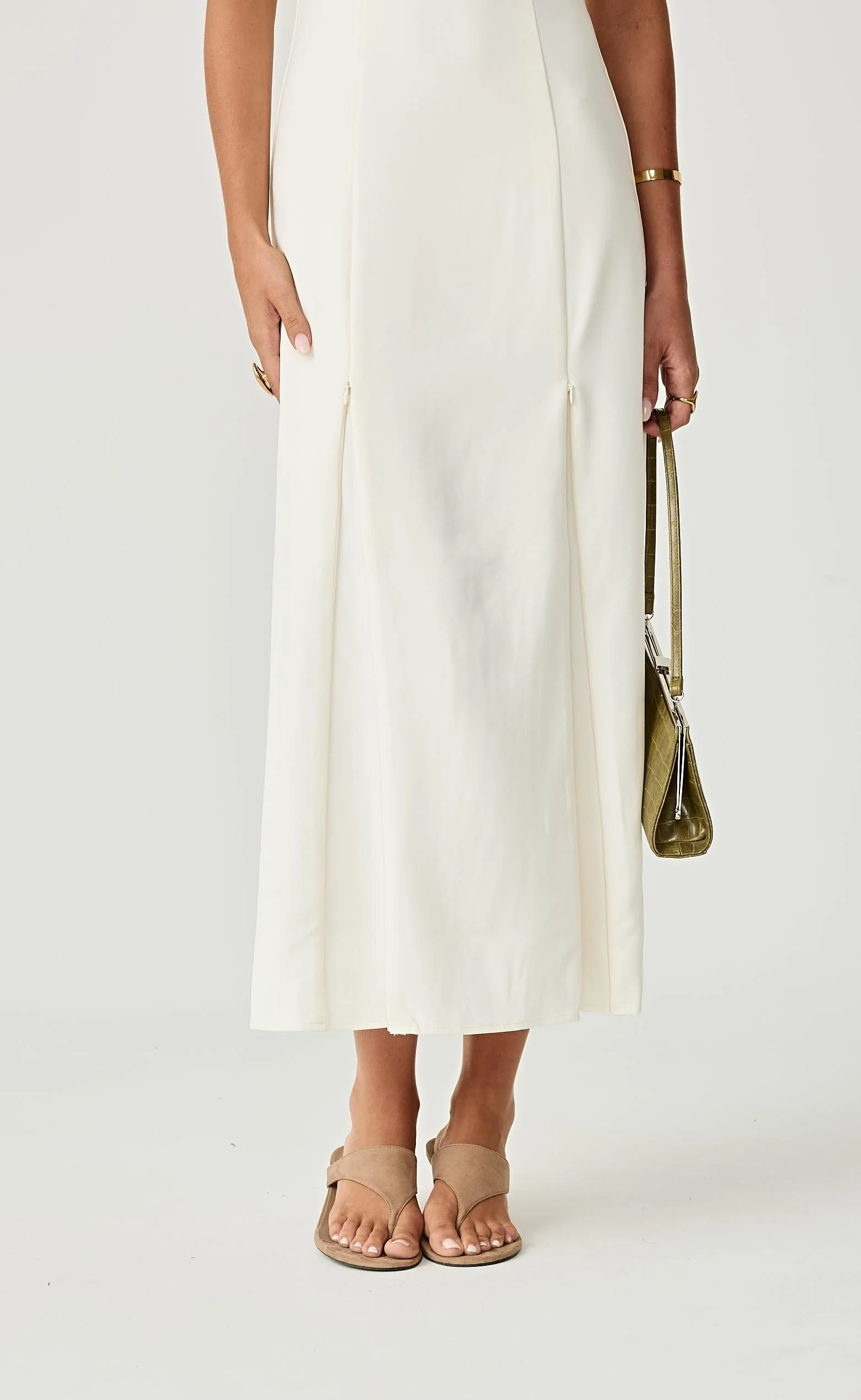 Hudson Midi Dress (Cream) - Image 3