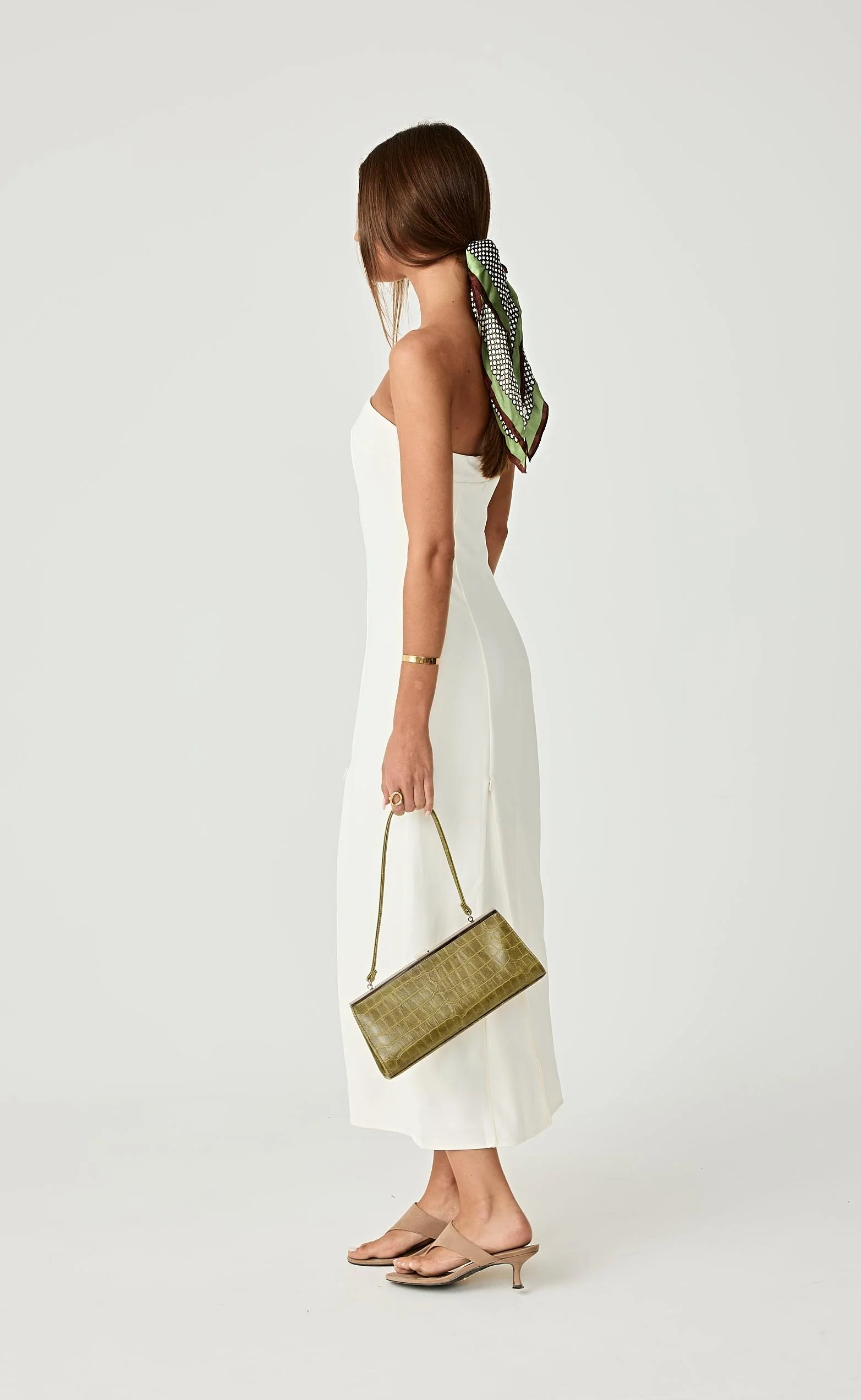 Hudson Midi Dress (Cream) - Image 4
