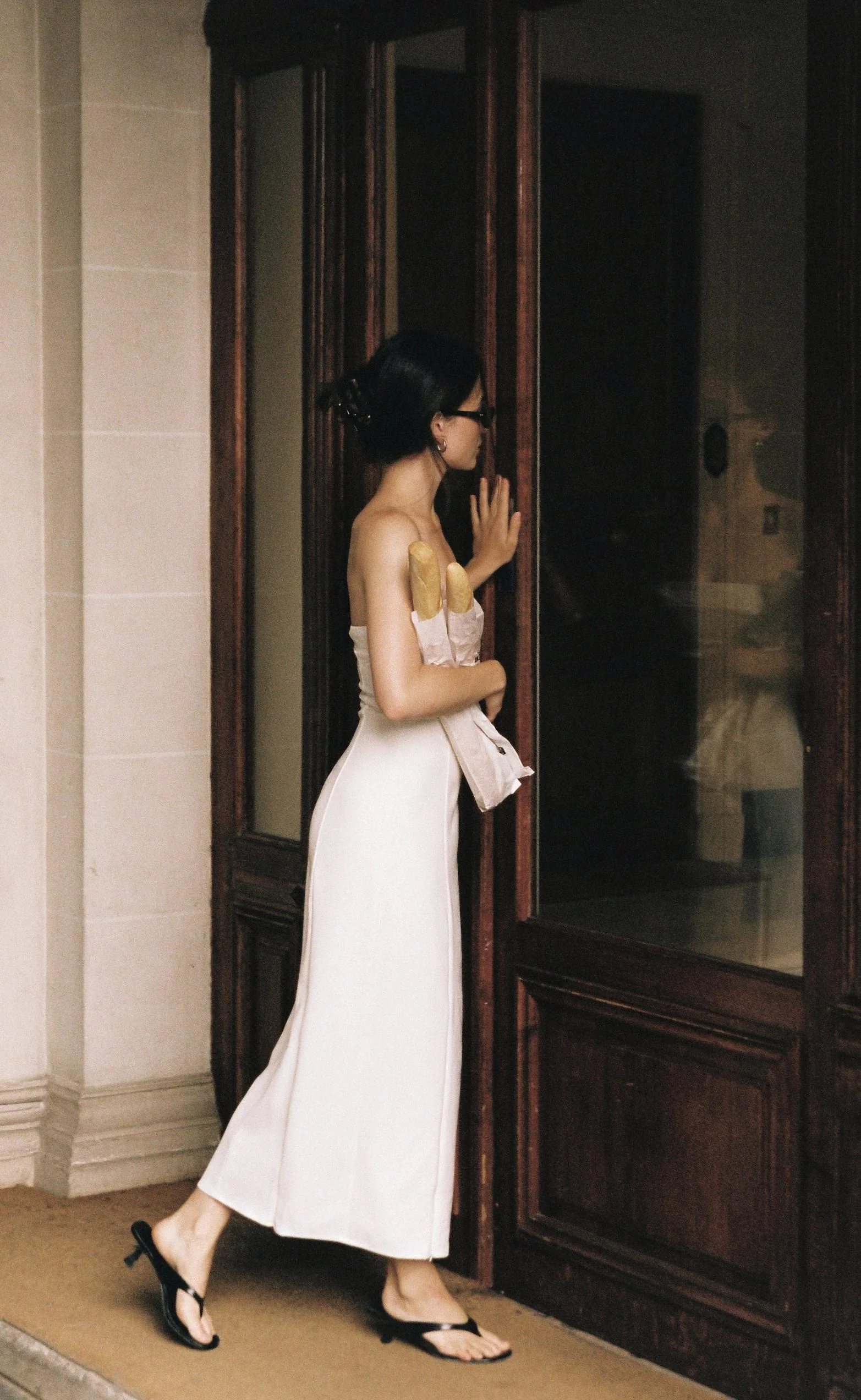 Hudson Midi Dress (Cream) - Image 6