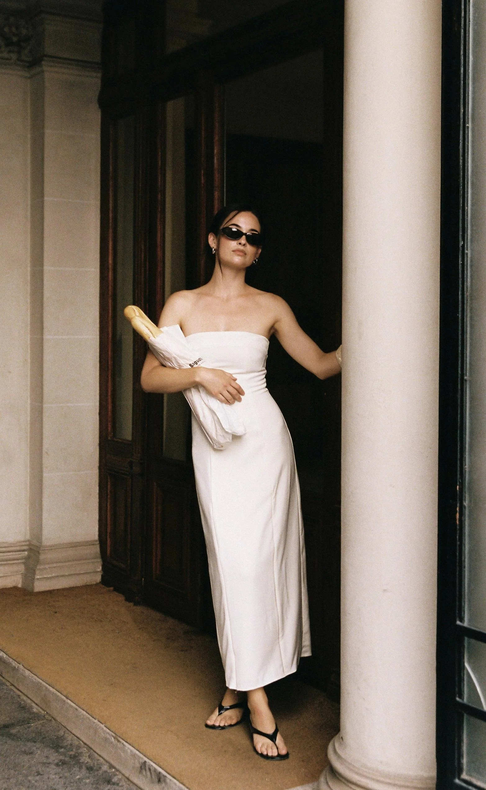 Hudson Midi Dress (Cream) - Image 7