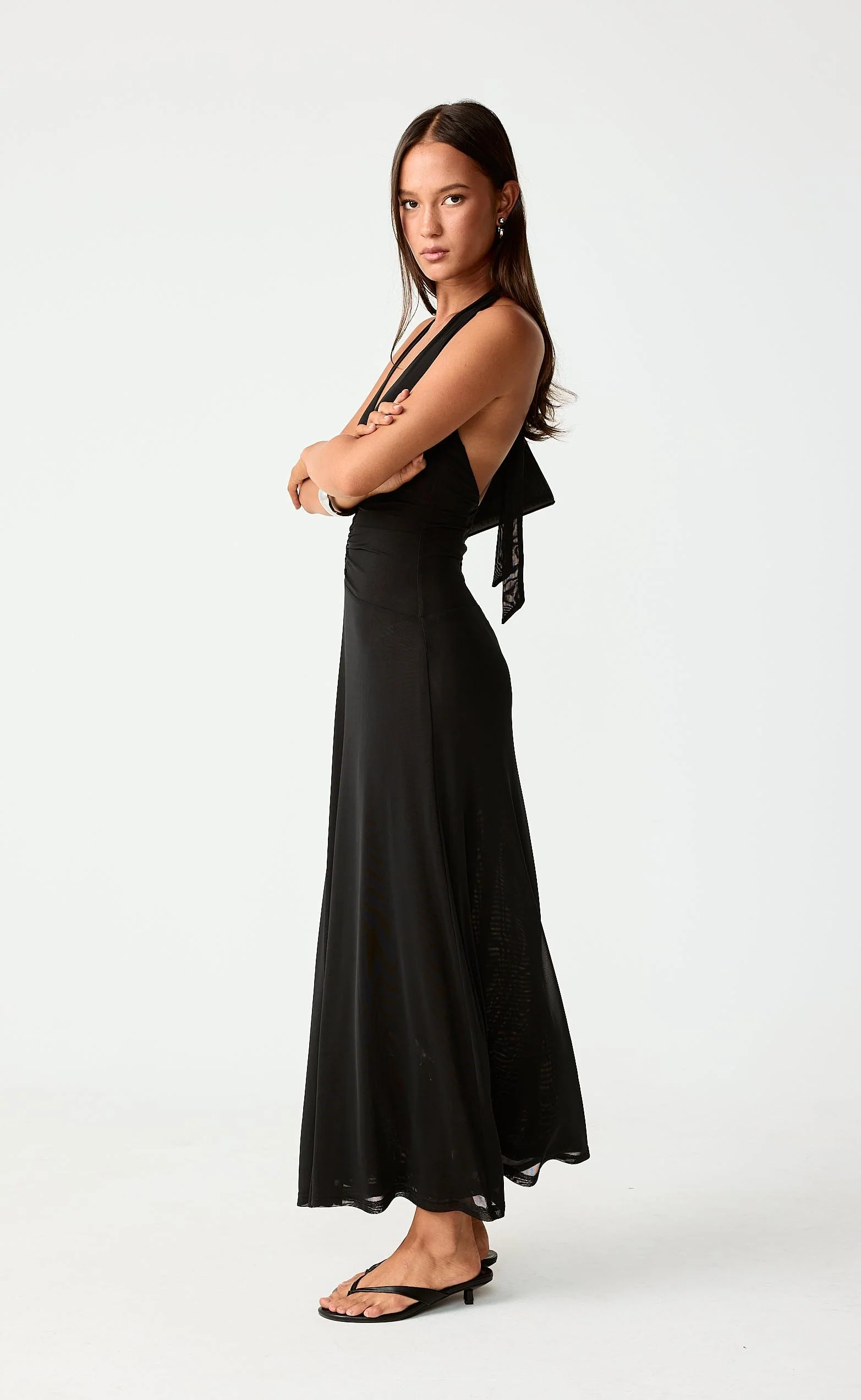 It Girl Maxi Dress (Black) - Image 8