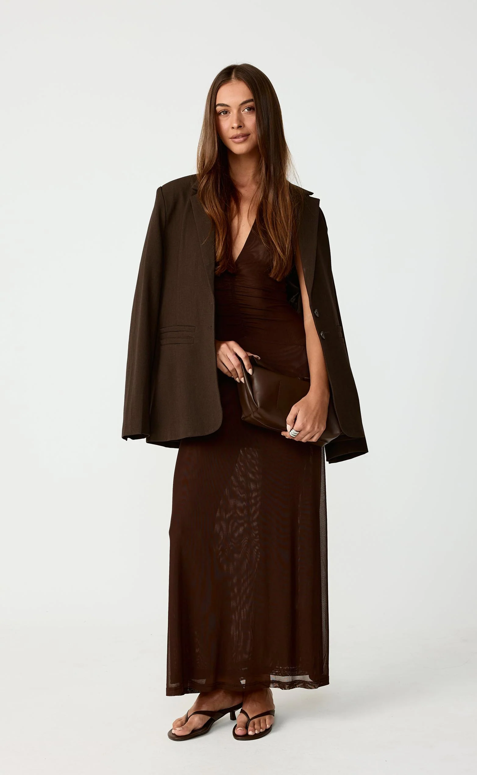 It Girl Maxi Dress (Chocolate) - Image 7