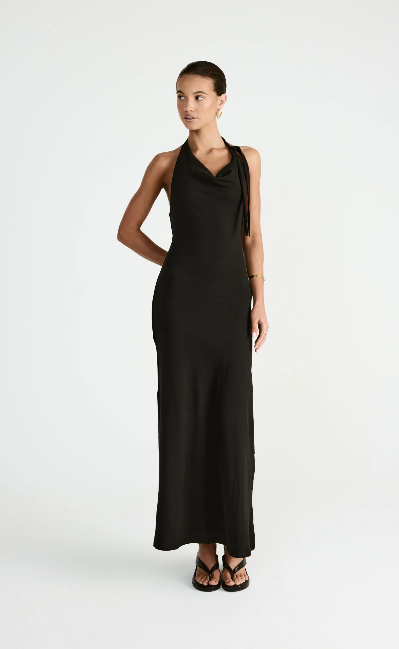 Jairo Maxi Dress (Black) - Image 3