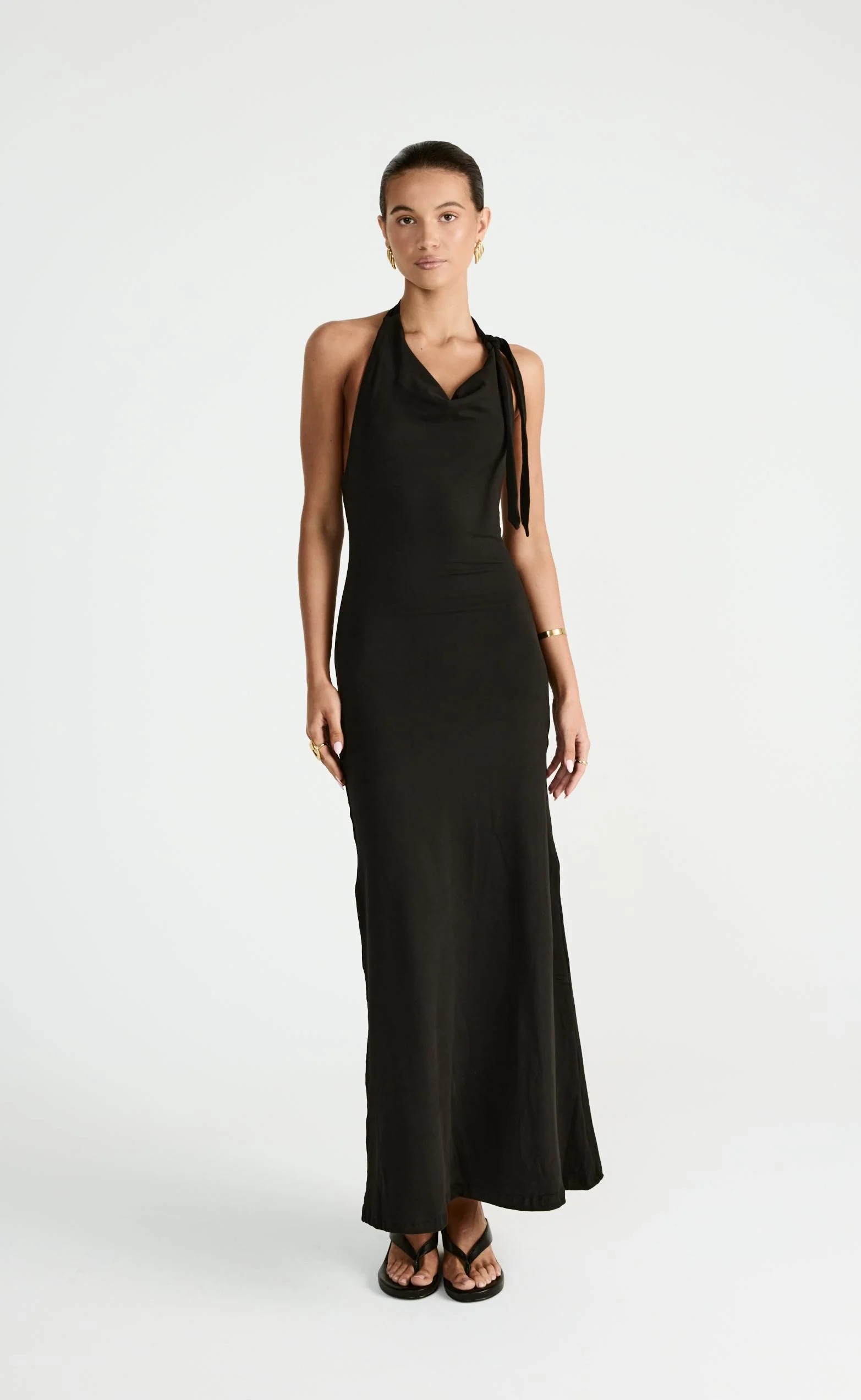 Jairo Maxi Dress (Black) - Image 4