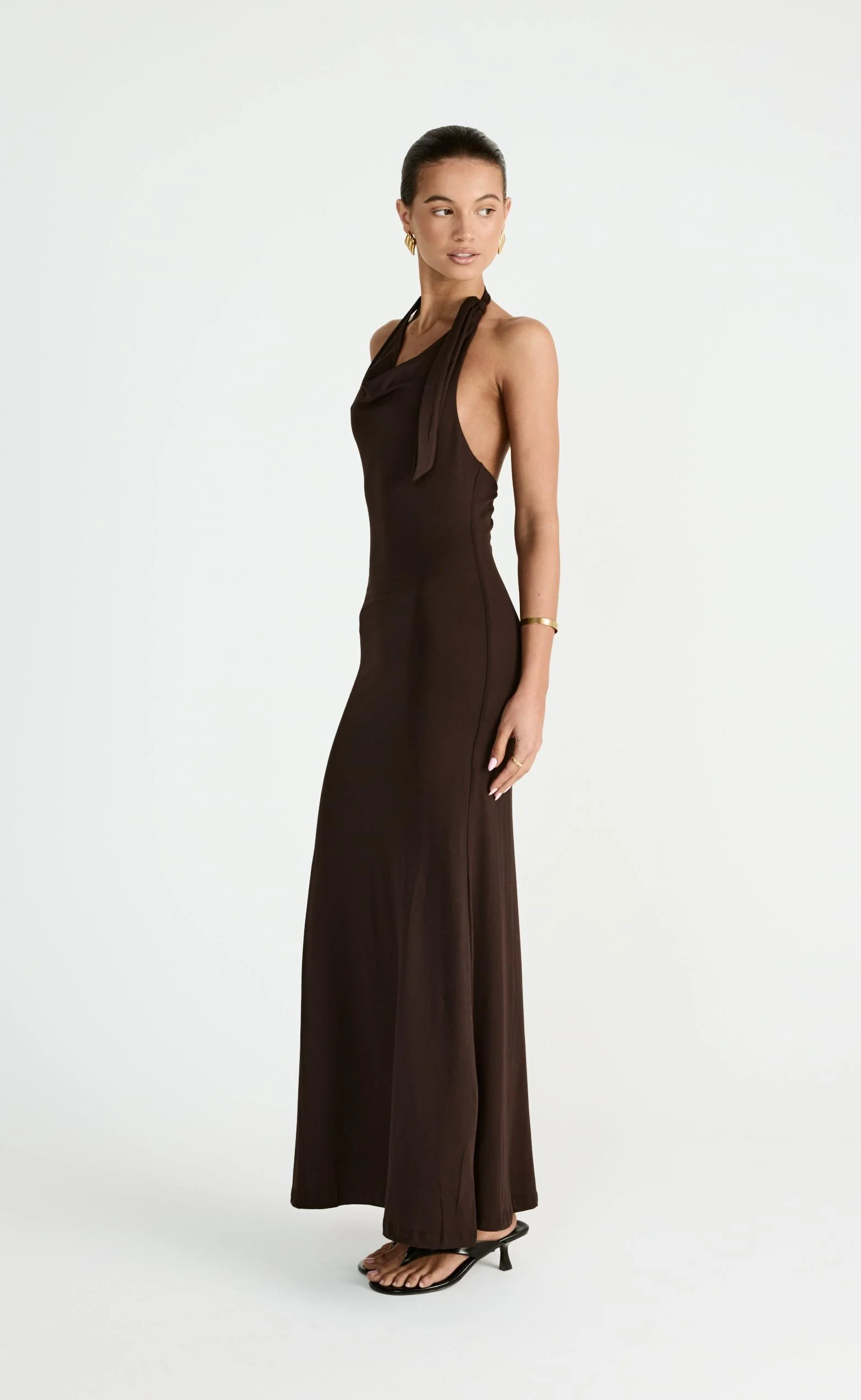 Jairo Maxi Dress (Chocolate) - Image 3