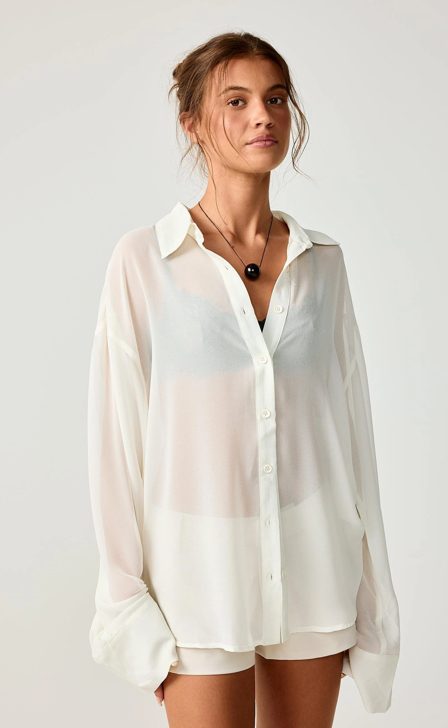 Jane Shirt (Cream) - Image 4
