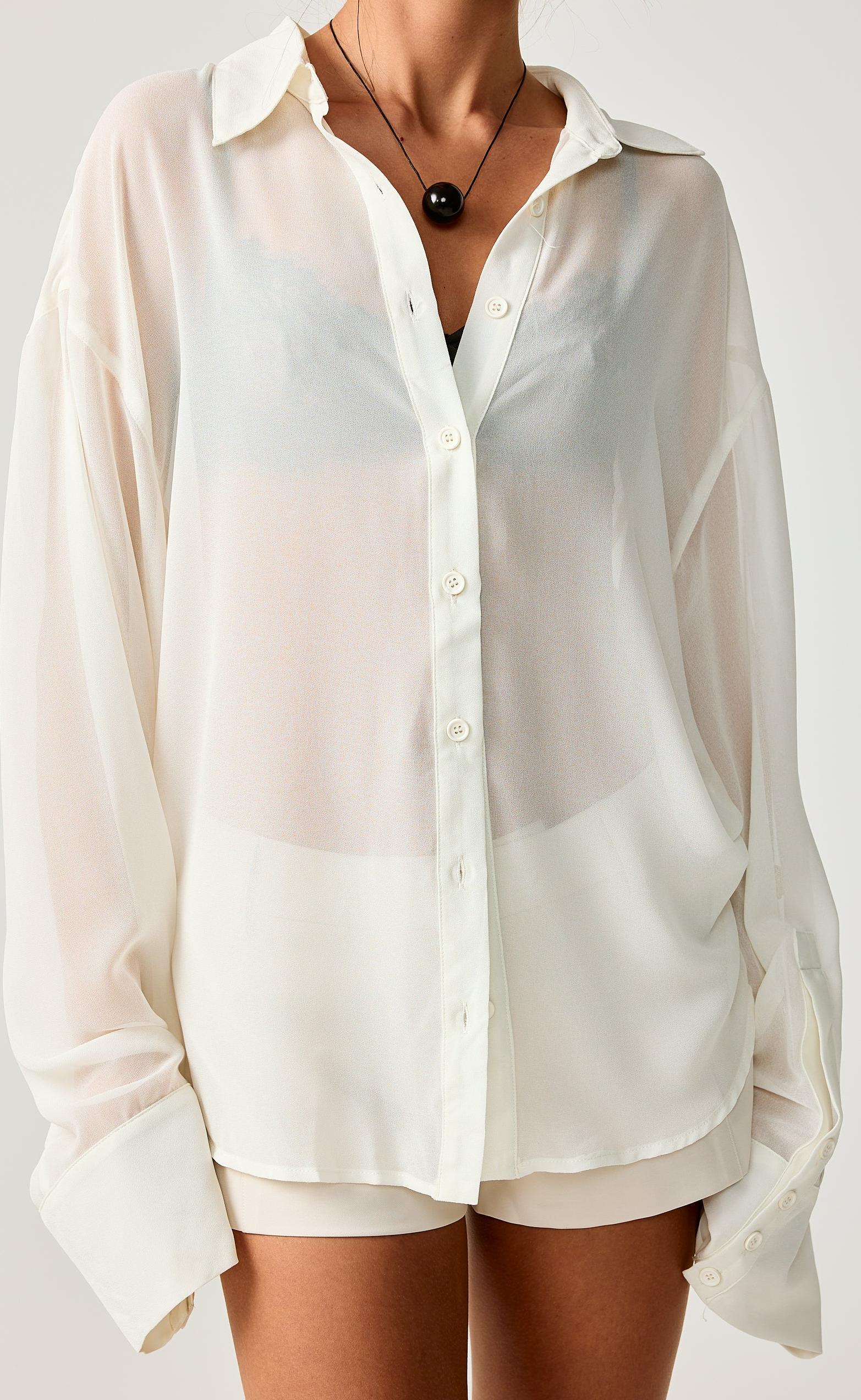 Jane Shirt (Cream) - Image 5