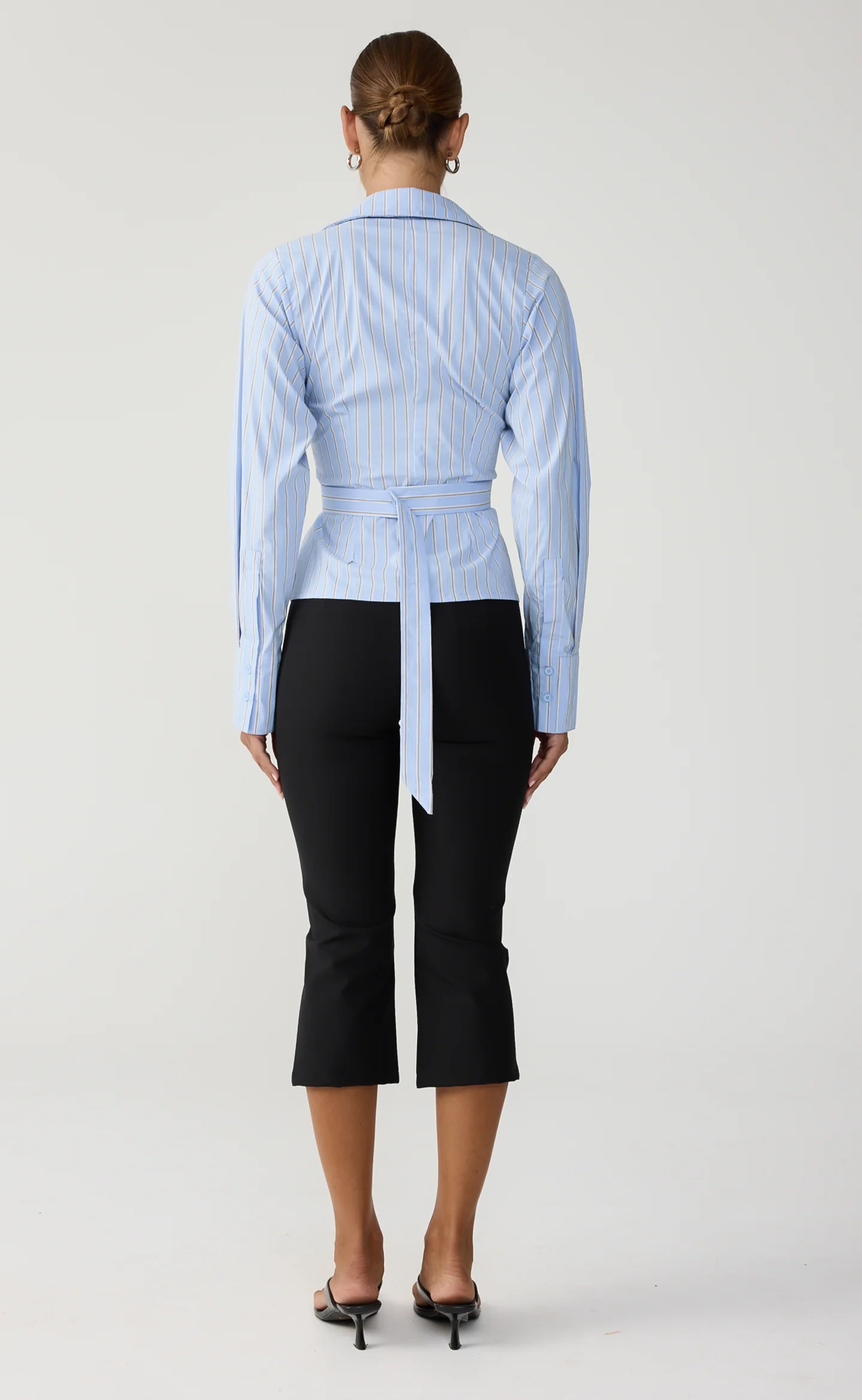 Jettson Shirt (Blue/Choc Stripe) - Image 3