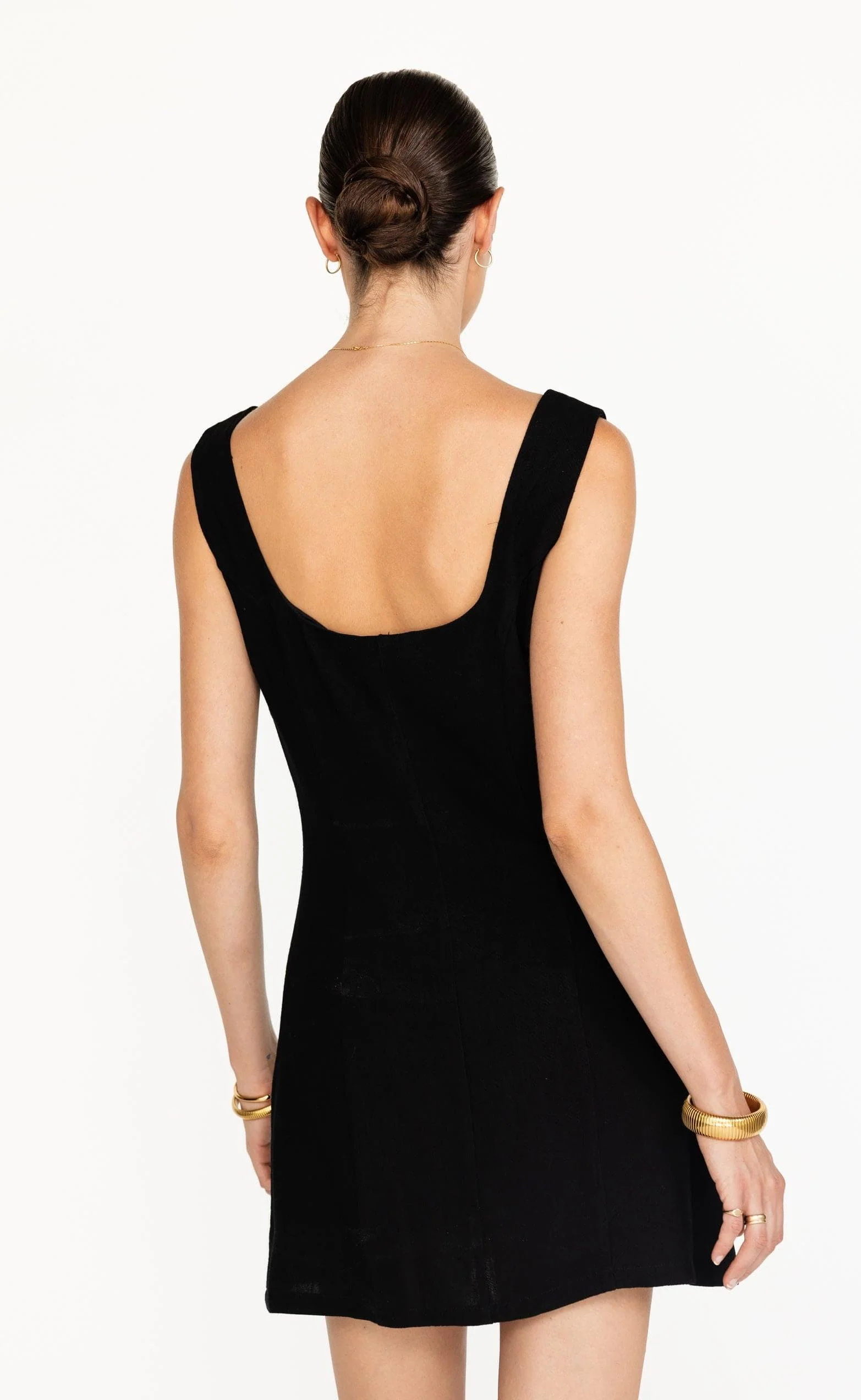 Joni Mini Dress (Black) - Image 3