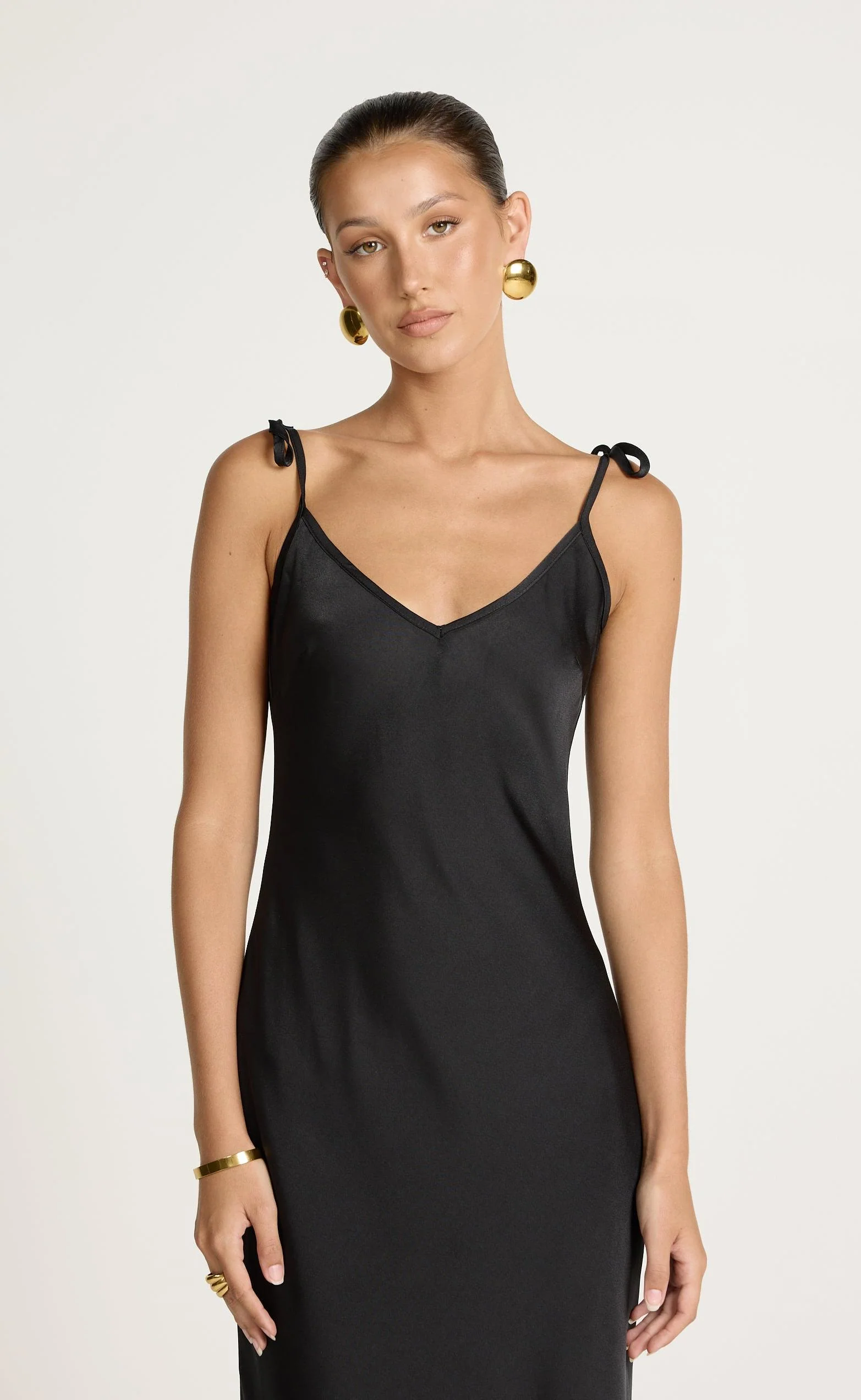 Jorjia Maxi Dress (Black) - Image 3