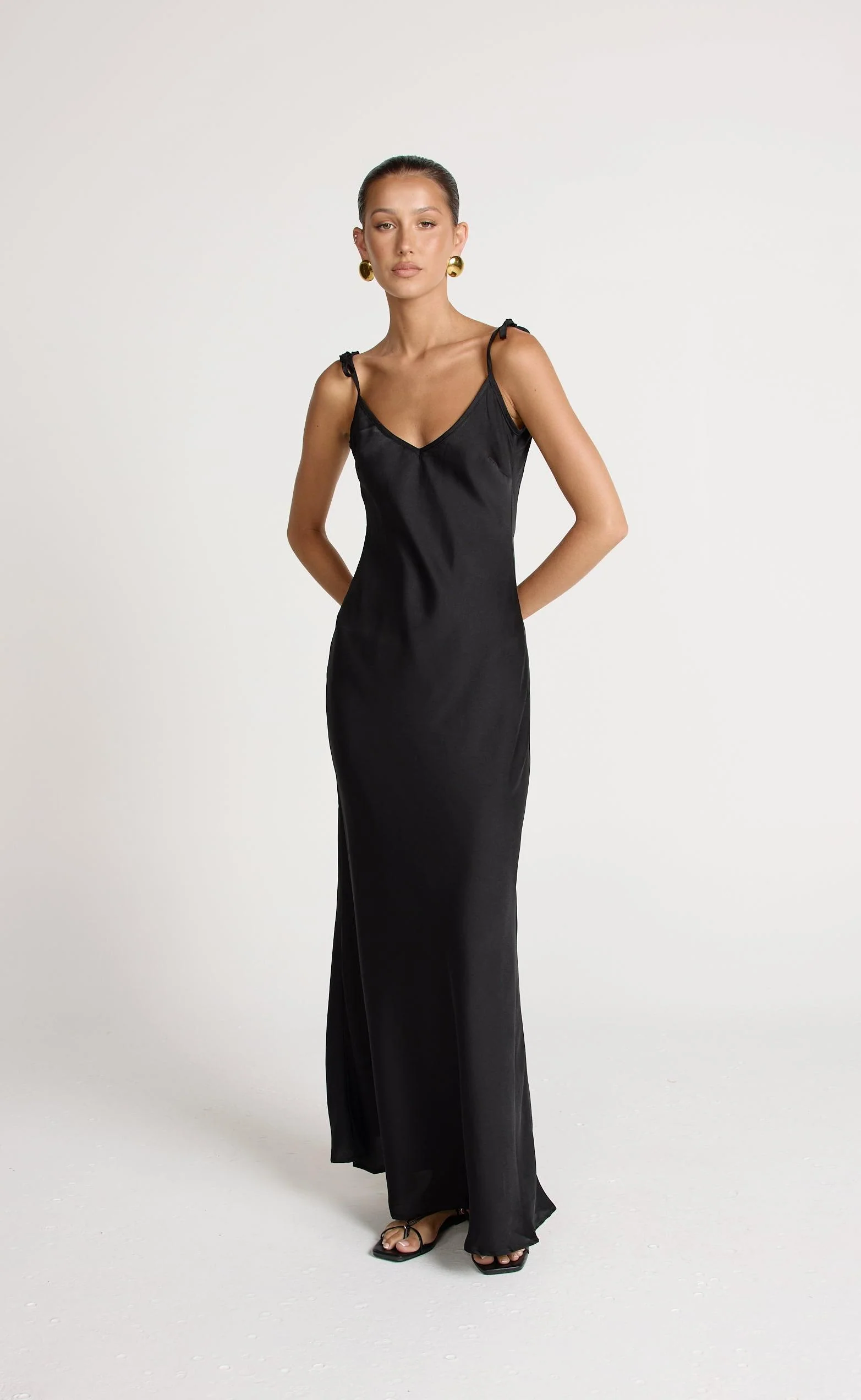 Jorjia Maxi Dress (Black) - Image 4