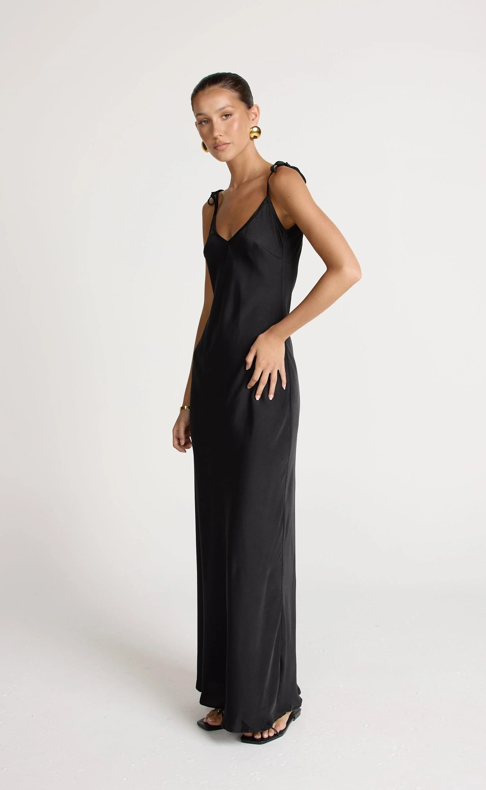 Jorjia Maxi Dress (Black) - Image 5