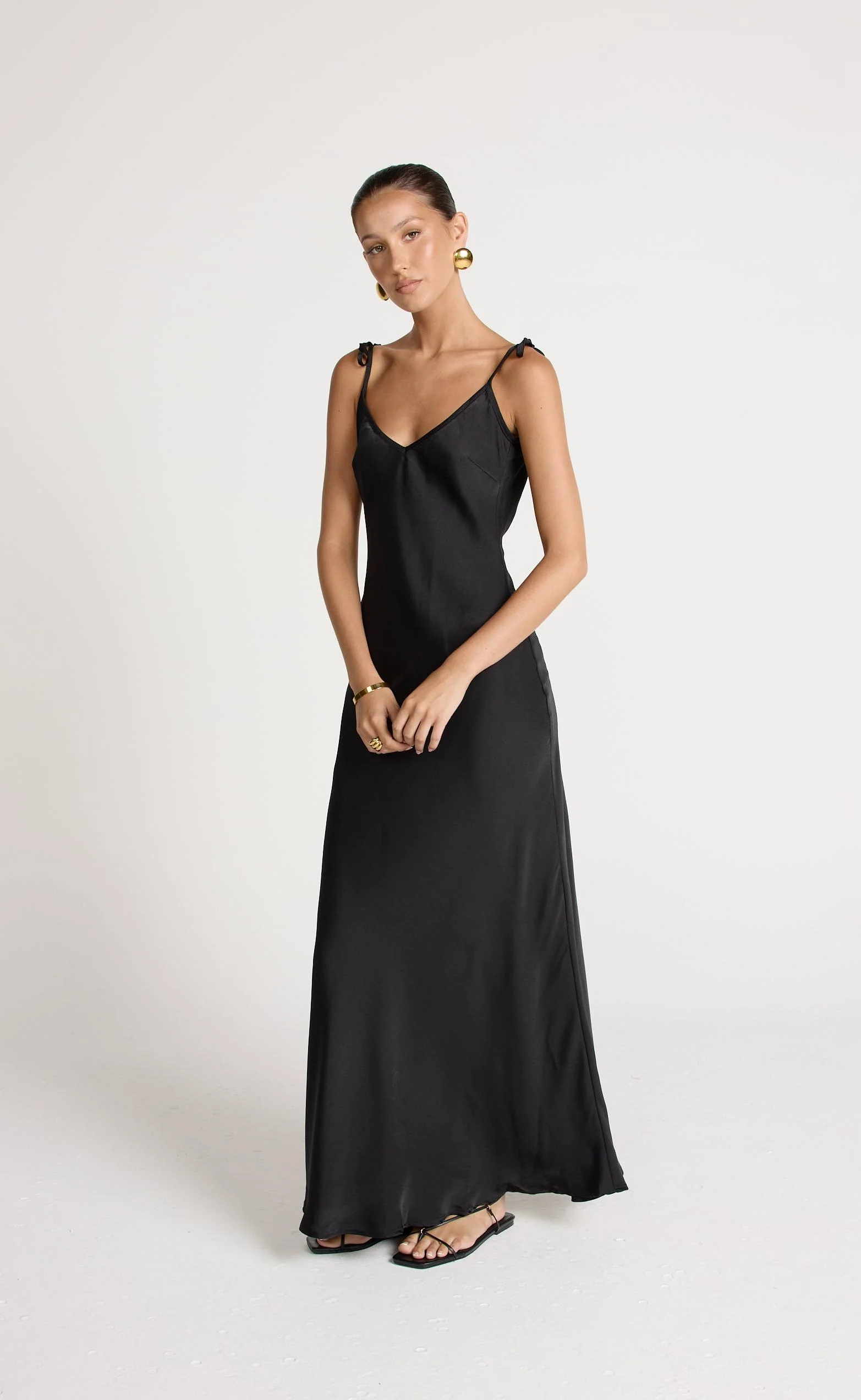 Jorjia Maxi Dress (Black) - Image 6